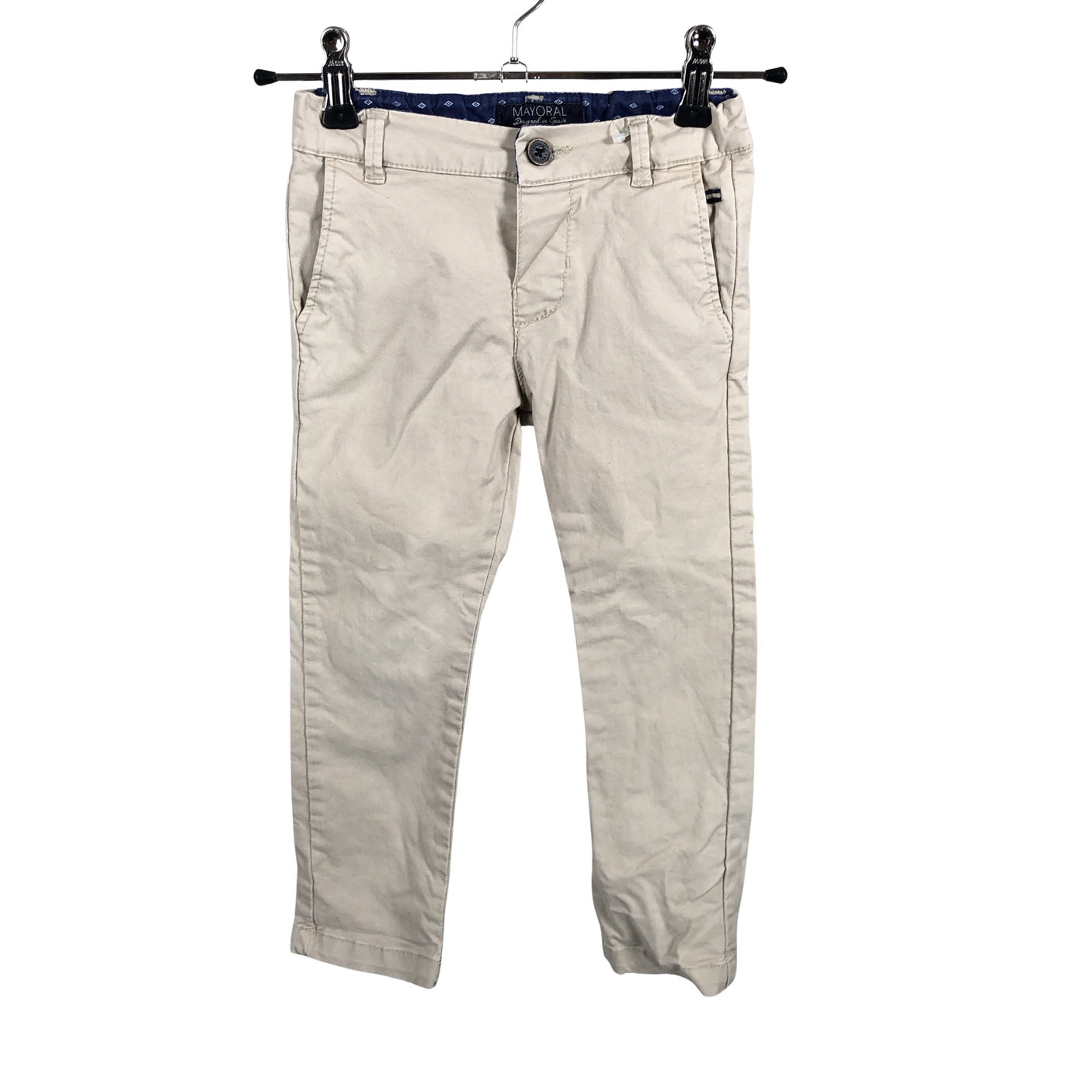 Unisex Mayoral - Chino-püksid, suurus 98 - 104 - Beige (1)