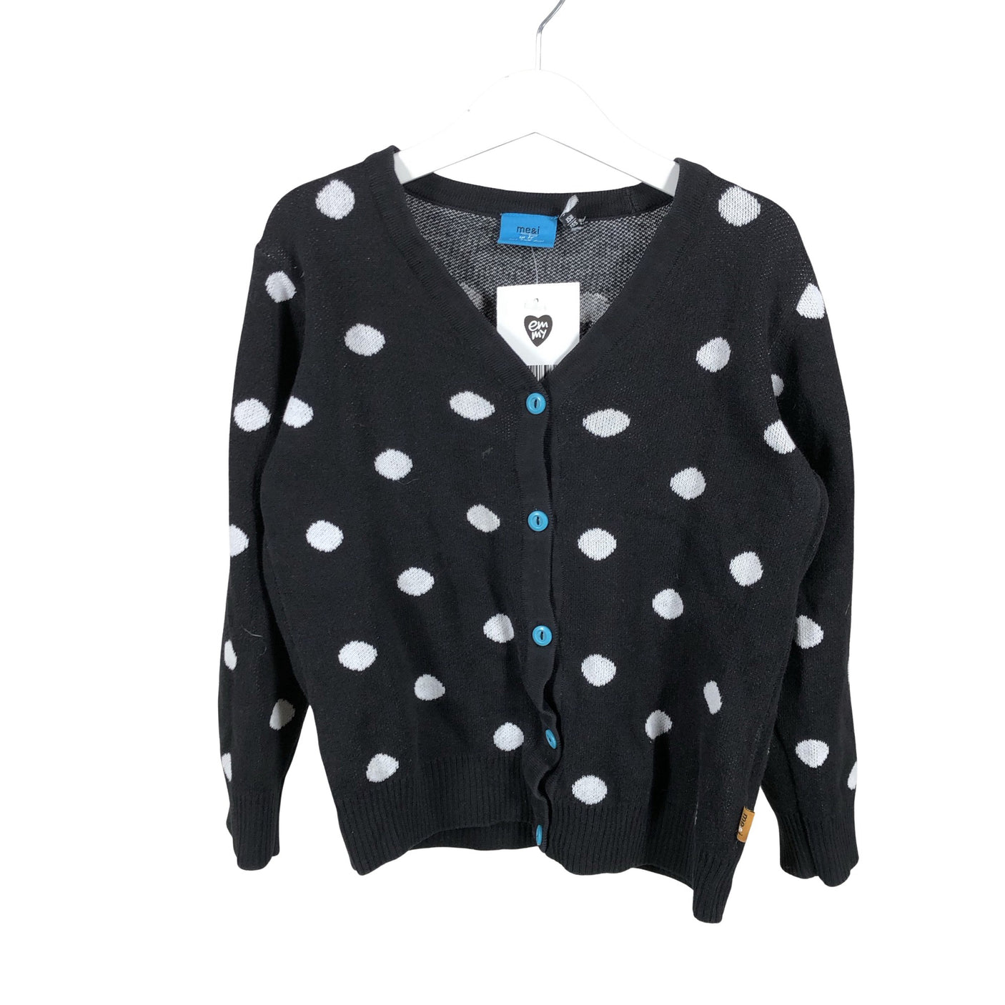 Unisex me&i - Kardigan, suurus 122 - 128 - Must (1)