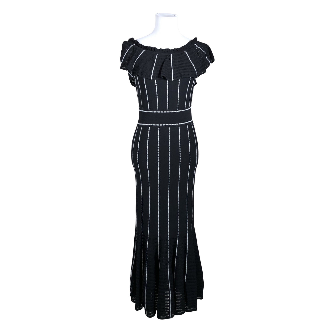 Unisex Joseph Ribkoff - Kootud kleit, suurus 40 - Must (1)