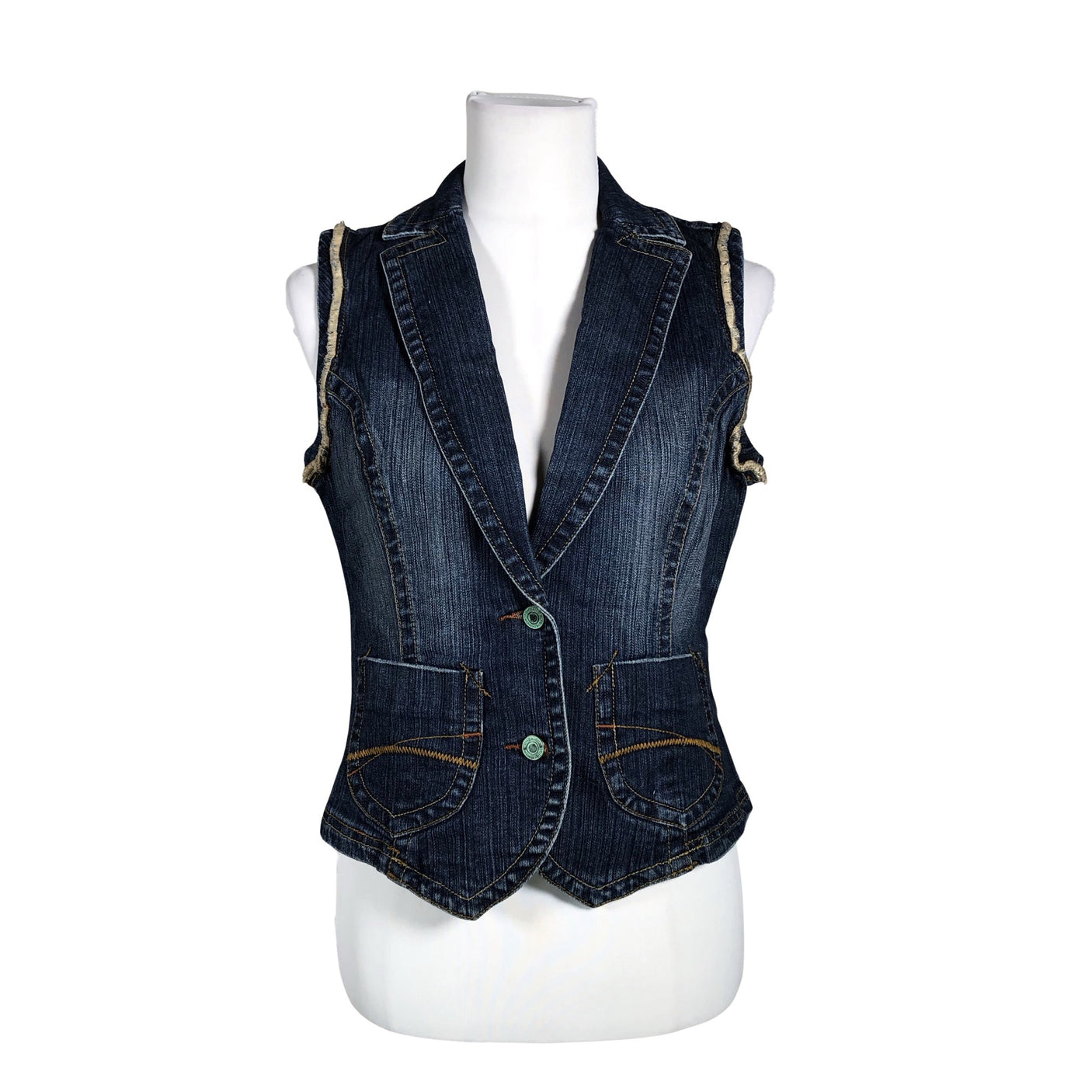 Unisex Tom Tailor - Teksavest, suurus 38 - Sinine (1)