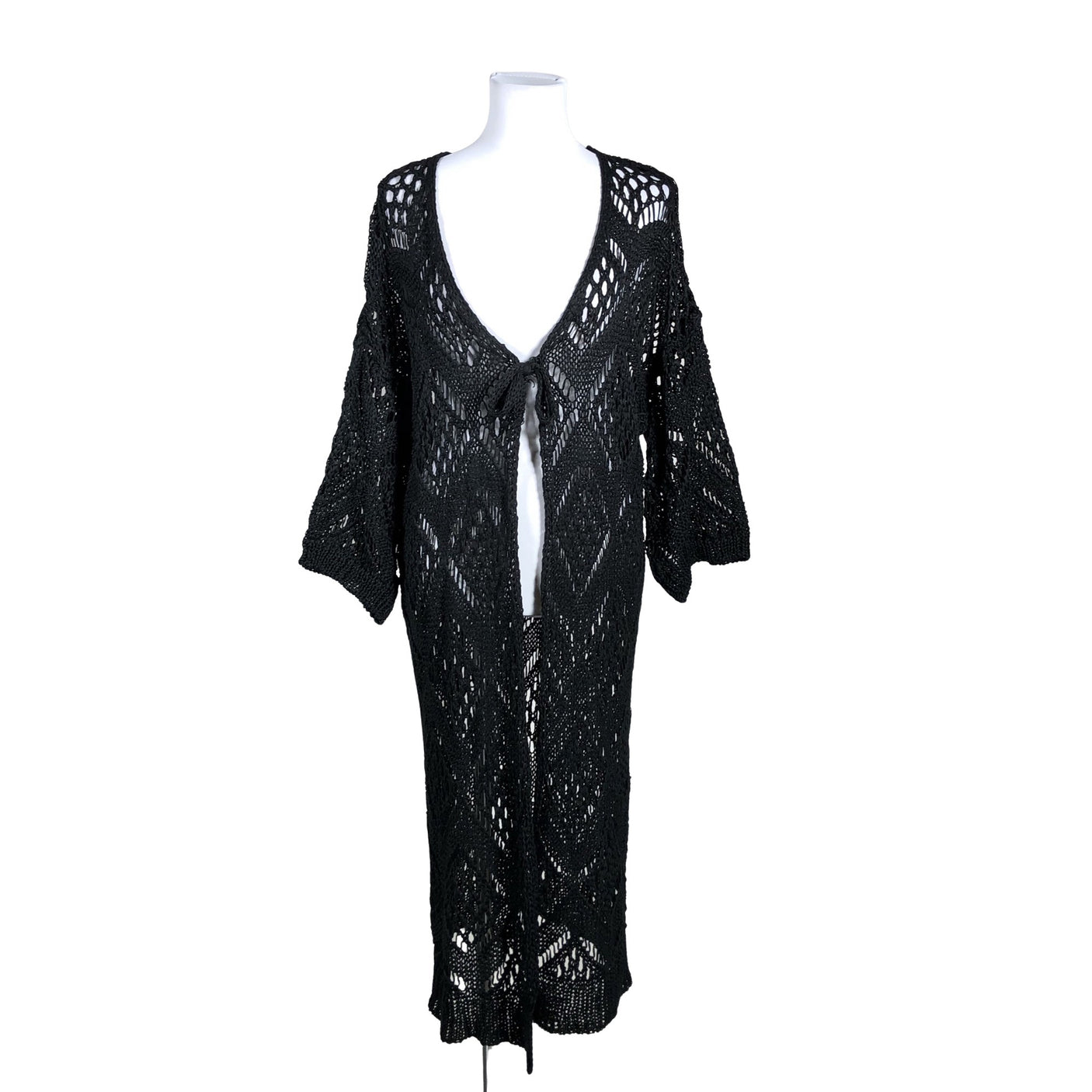 Unisex Bohemiana - Kardigan, suurus 40 - Must (1)