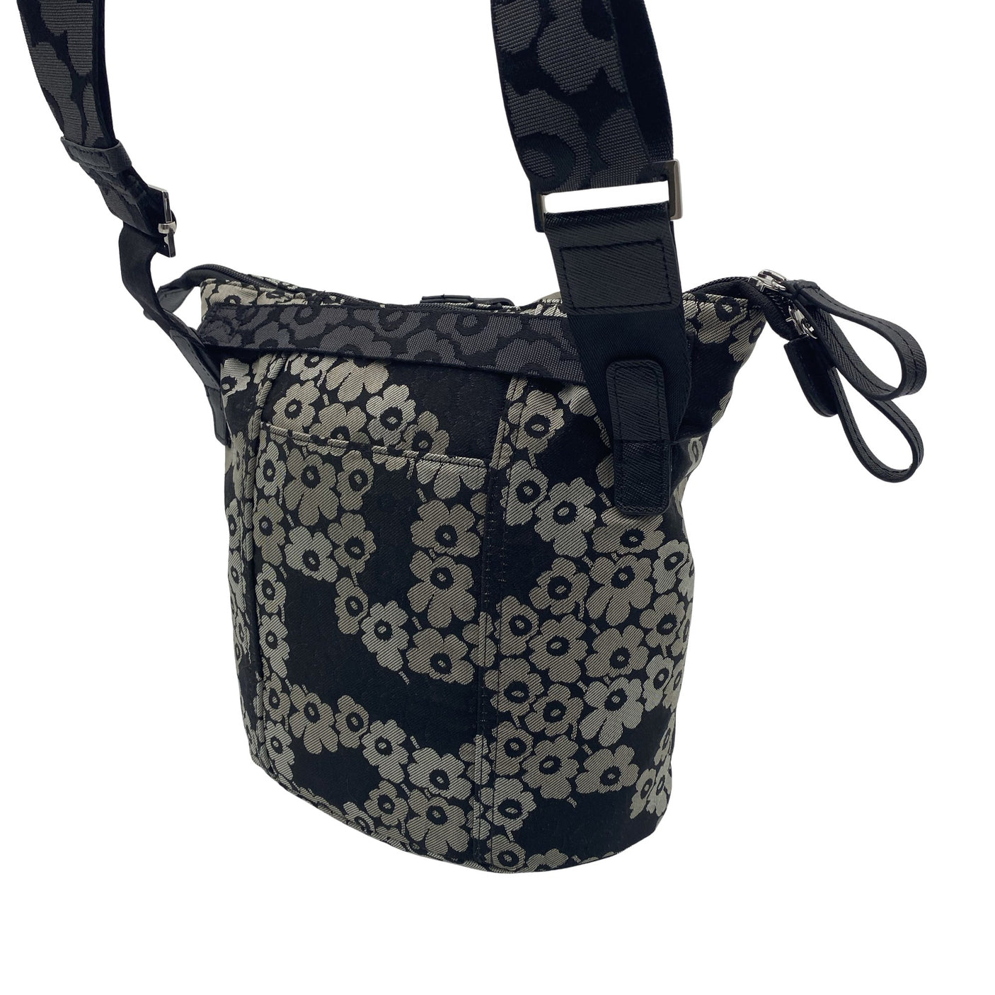 Unisex Marimekko - Õlakott, suurus Midi - Must (2)