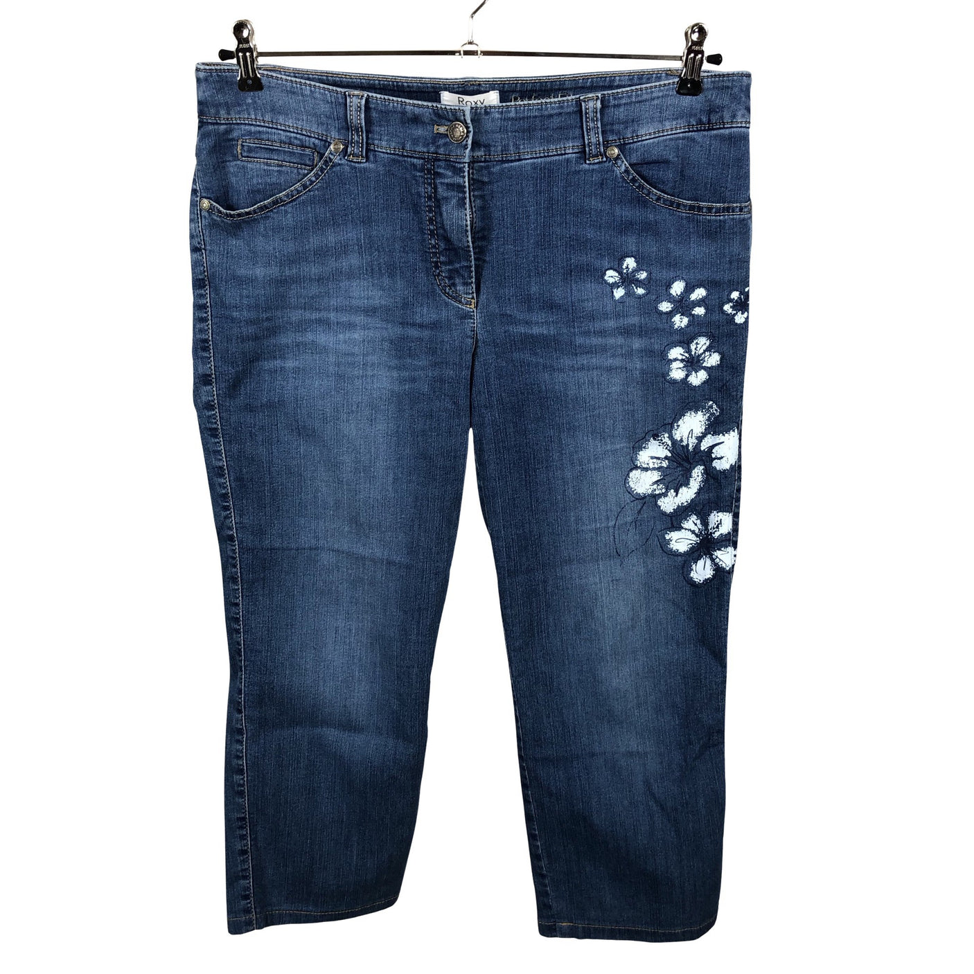 Unisex Gerry Weber - Teksast poolpikad püksid, suurus 44 - Sinine (1)