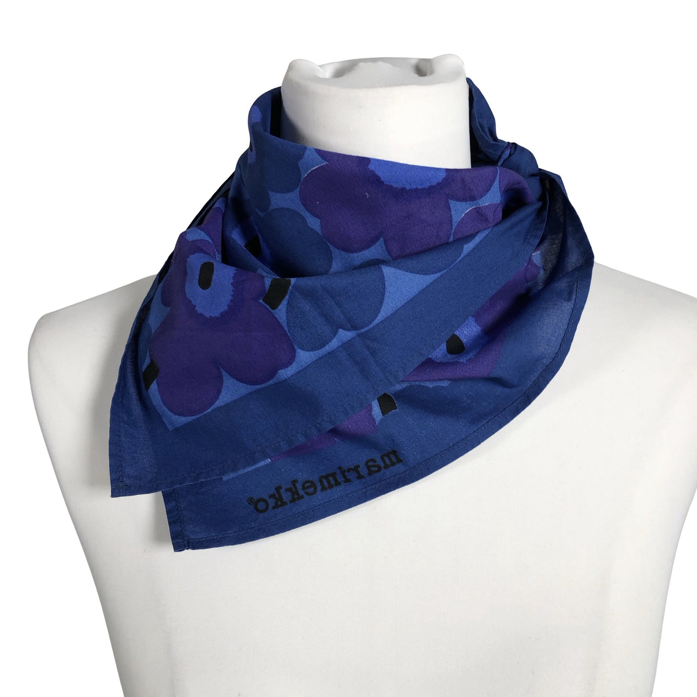 Unisex Marimekko - Õhuke sall, suurus Mini - Sinine (1)