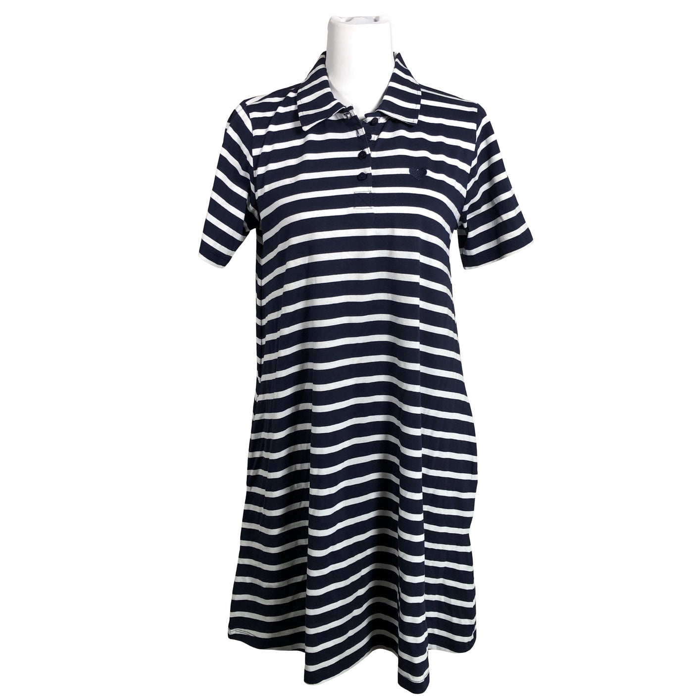 Unisex Fransa - Trikotaažist kleit, suurus 36 - Sinine (1)