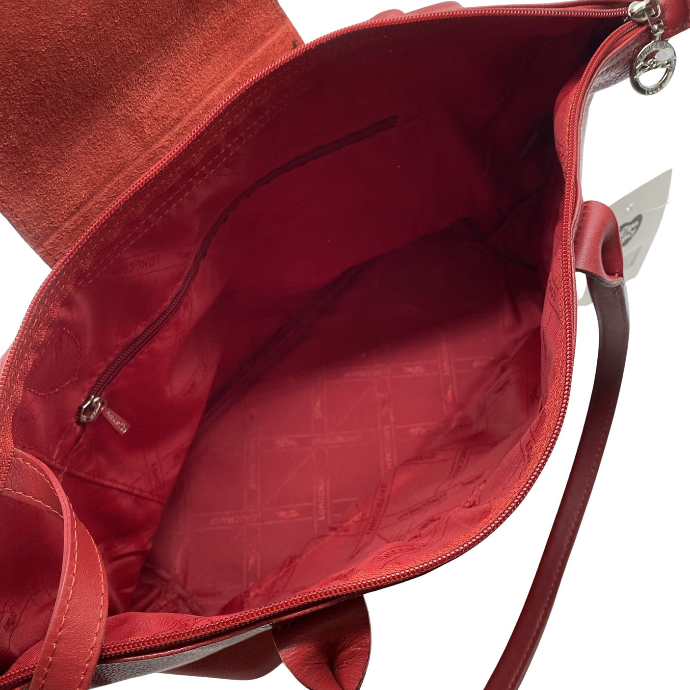 Unisex Longchamp - Käekott, suurus Maxi - Punane (2)