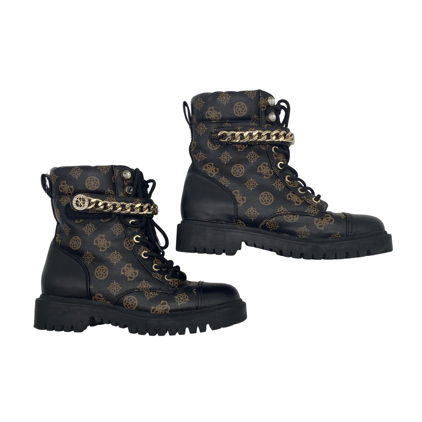 Unisex Guess - Nööridega saapad, suurus 39 - Must (1)