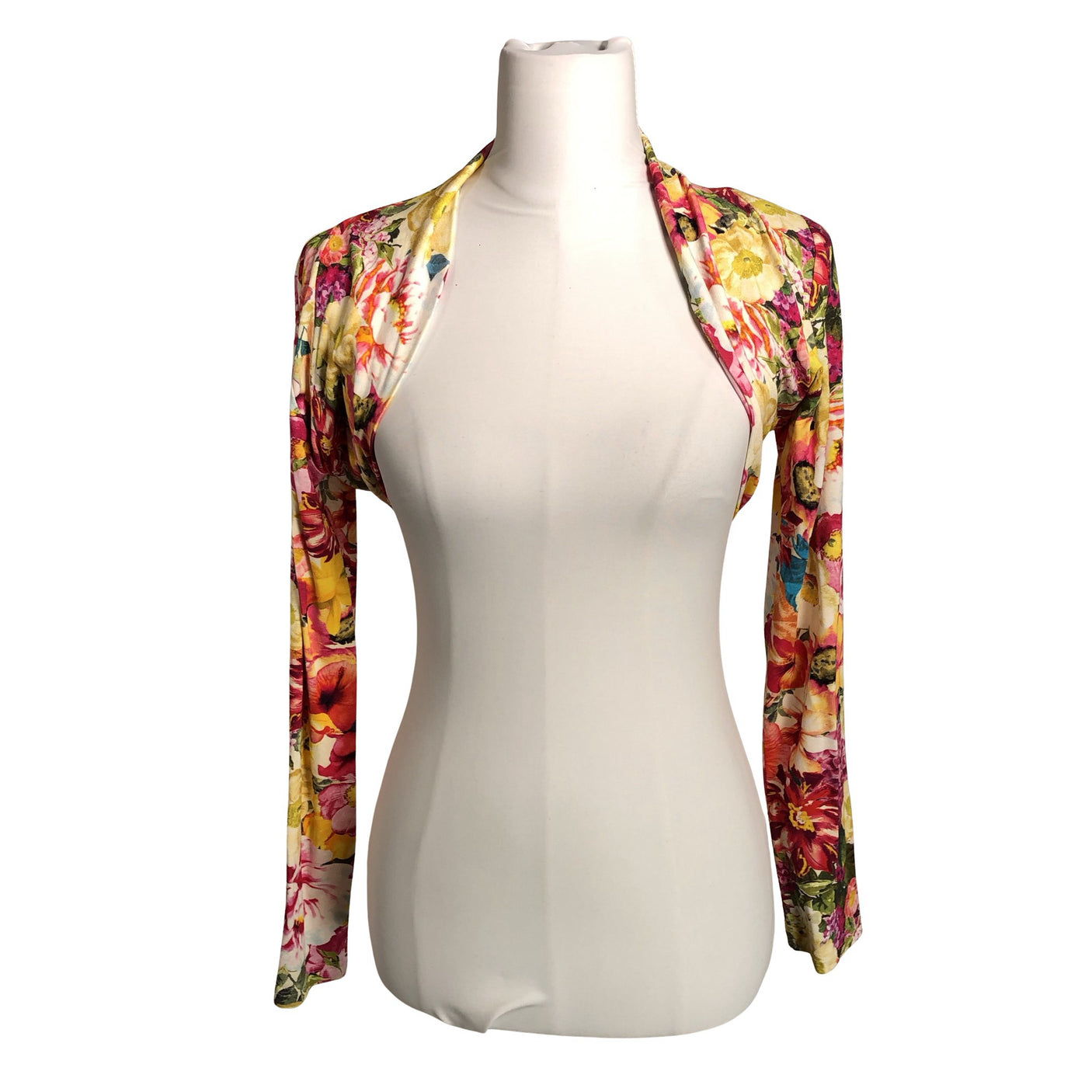 Unisex Andiata - Trikotaažist boolero, suurus 38 - Kollane (1)