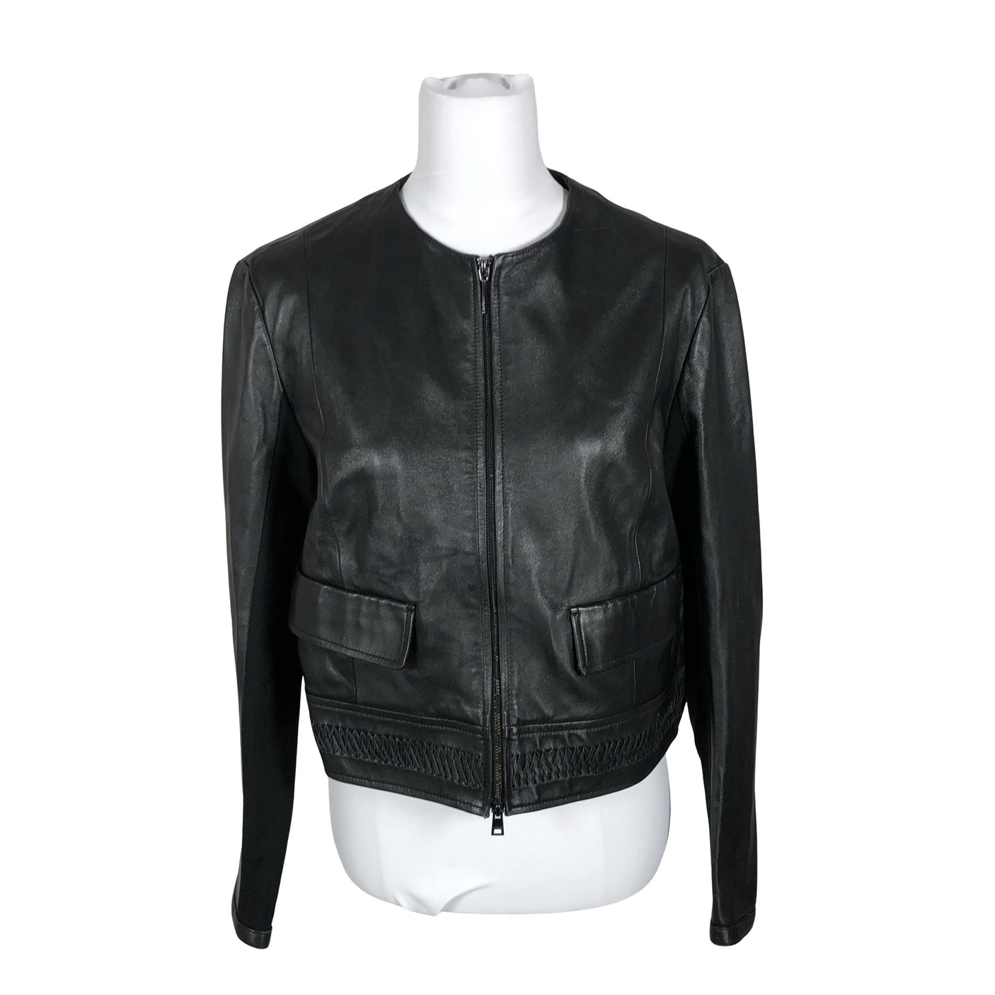 Unisex Marc Cain - Nahktagi, suurus 40 - Must (2)