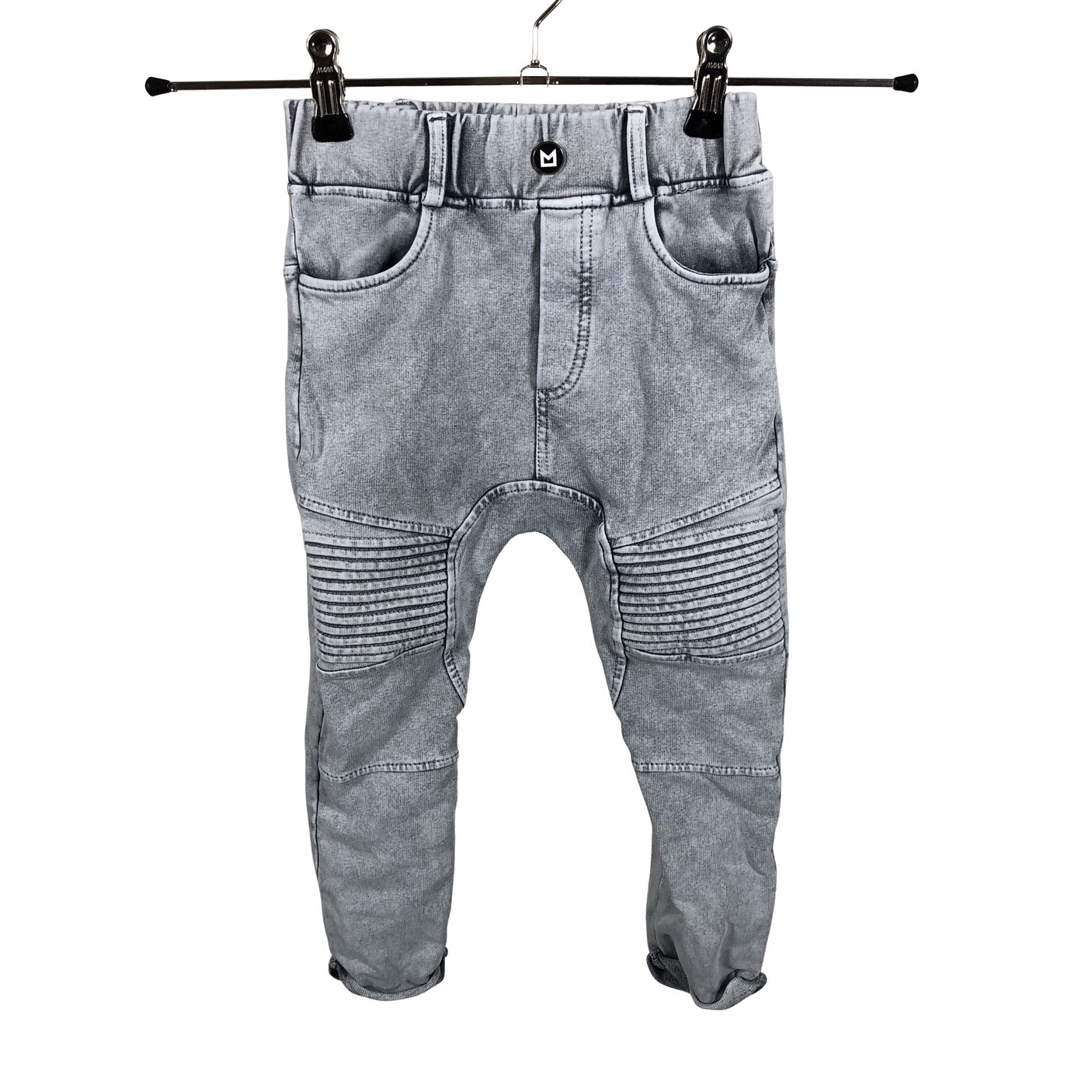 Unisex Minikid - Teksaretuusid, suurus 98 - 104 - Hall (2)