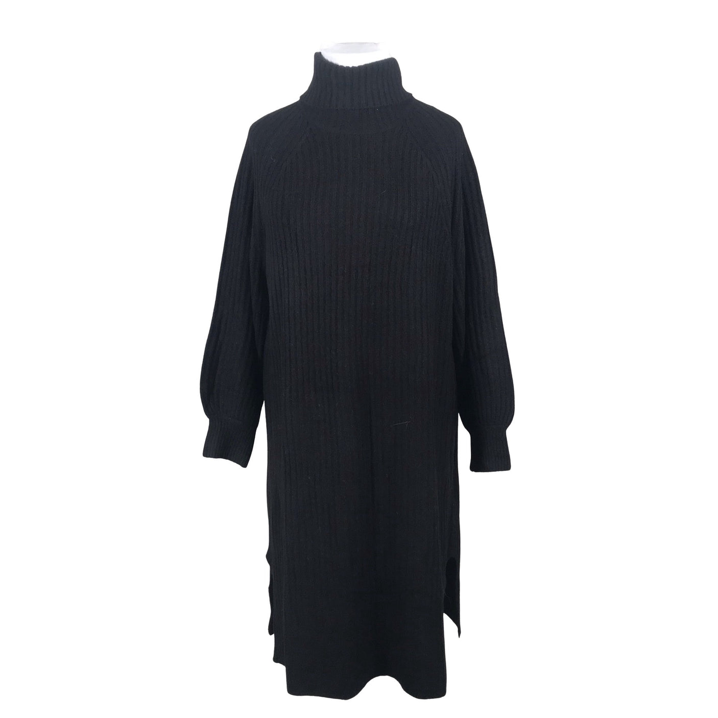 Unisex Zizzi - Kootud kleit, suurus 46 - Must (1)