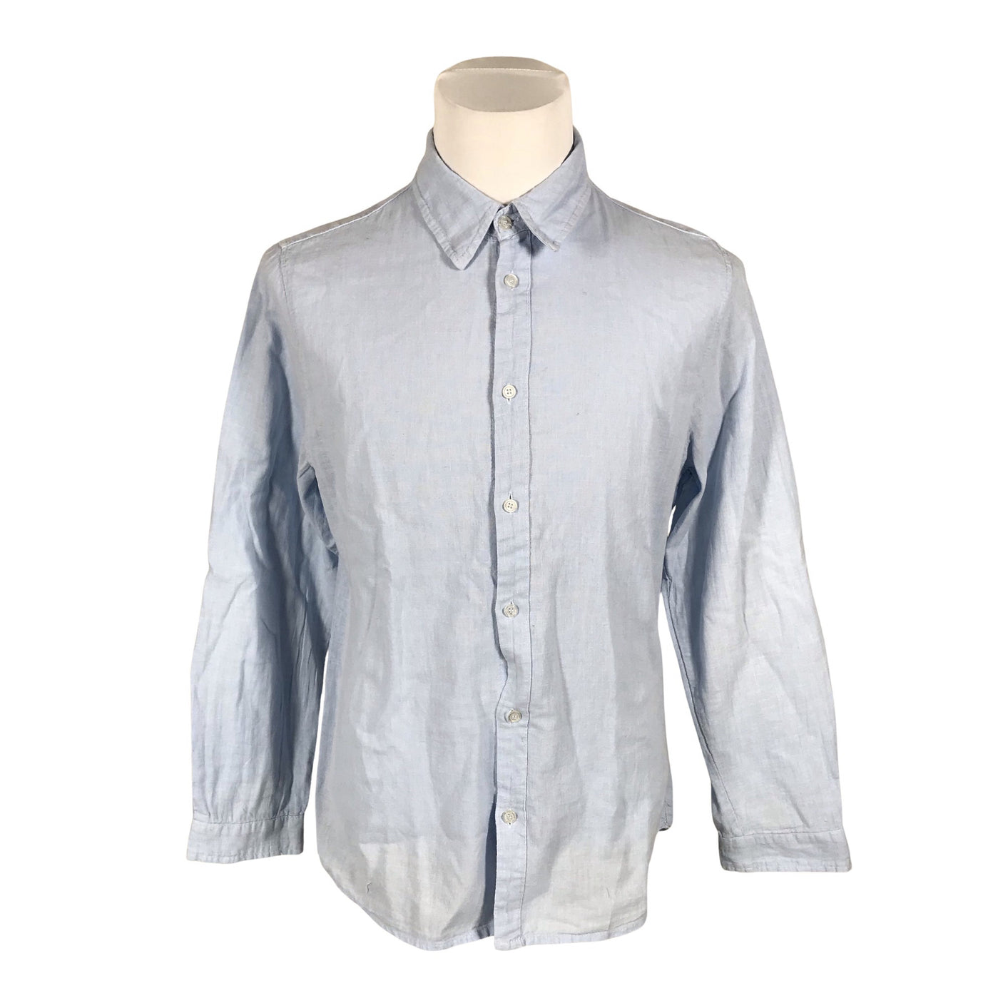 Unisex Puro Lino - Triiksärk, suurus L - Helesinine (1)