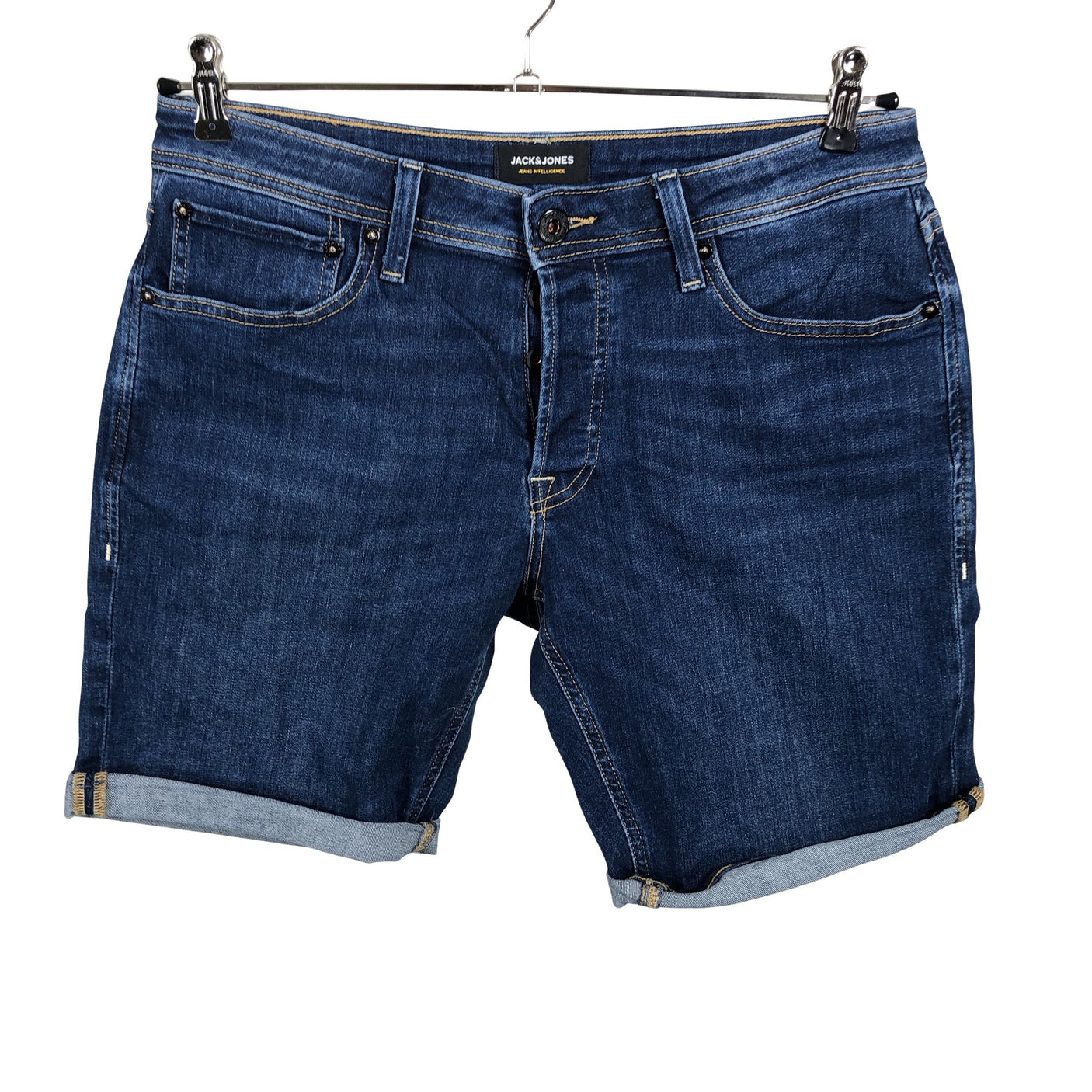 Unisex Jack & Jones - Teksast lühikesed püksid, suurus M - Sinine (1)