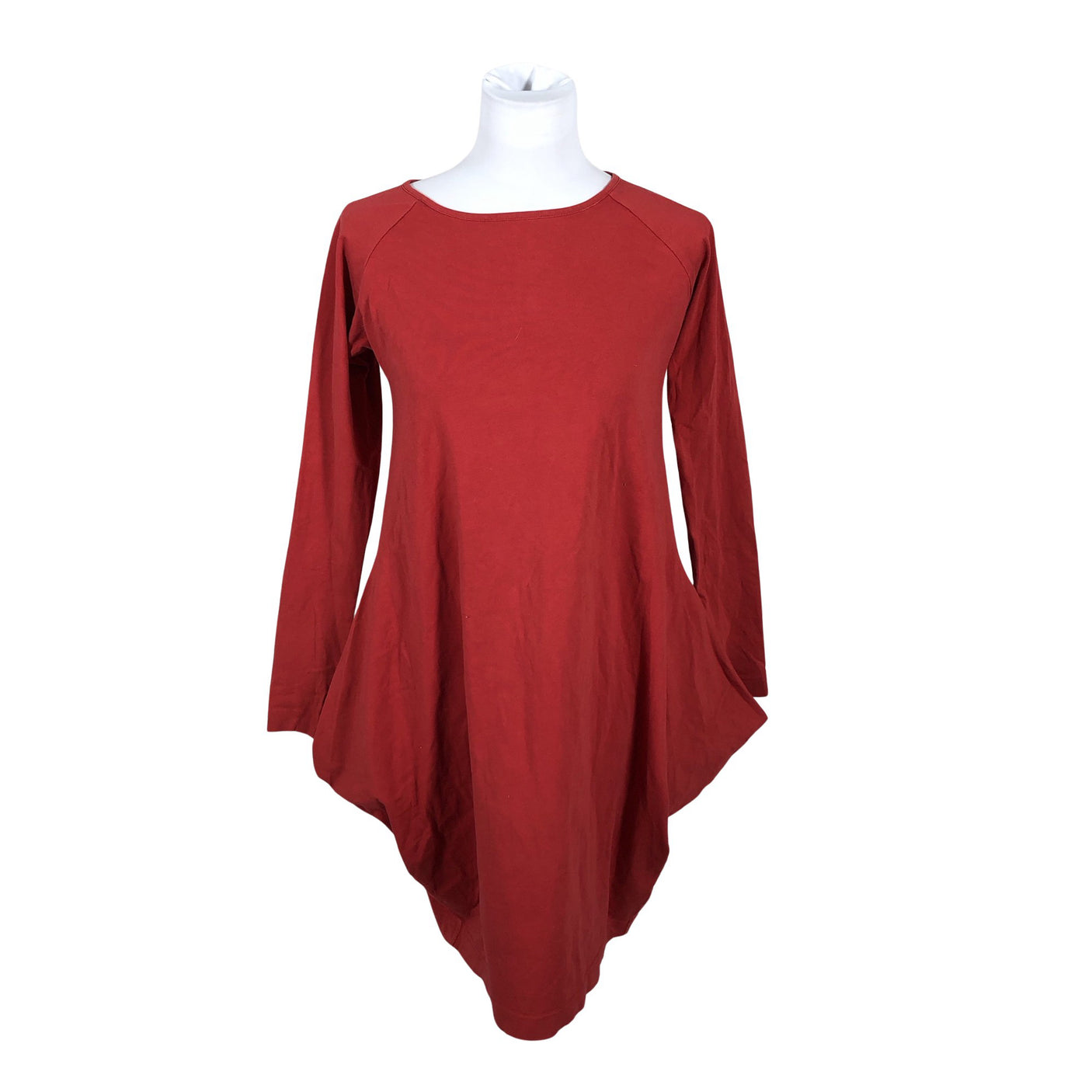 Unisex Papu - Trikotaažist kleit, suurus 34 - Punane (1)