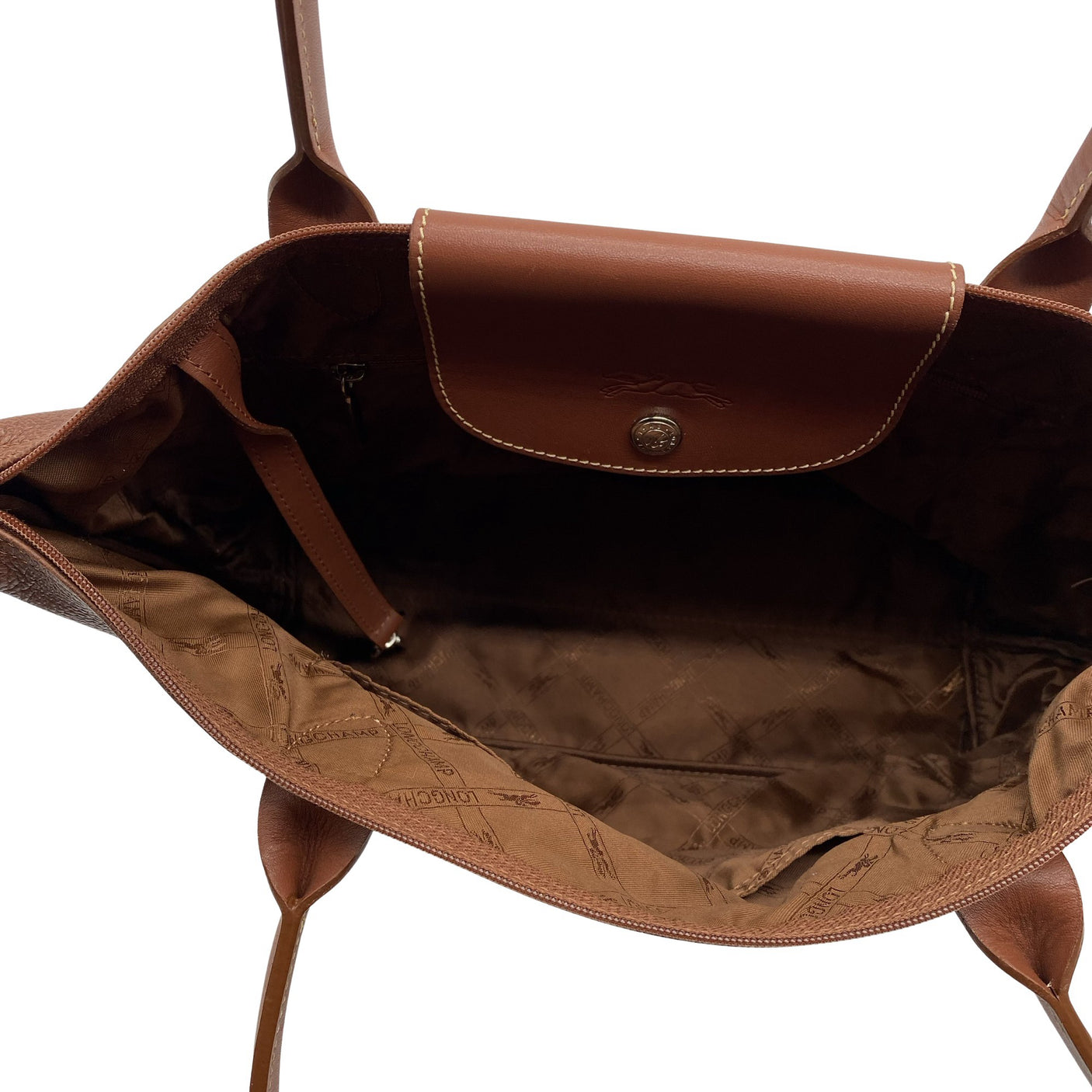 Unisex Longchamp - Käekott, suurus Maxi - Pruun (2)