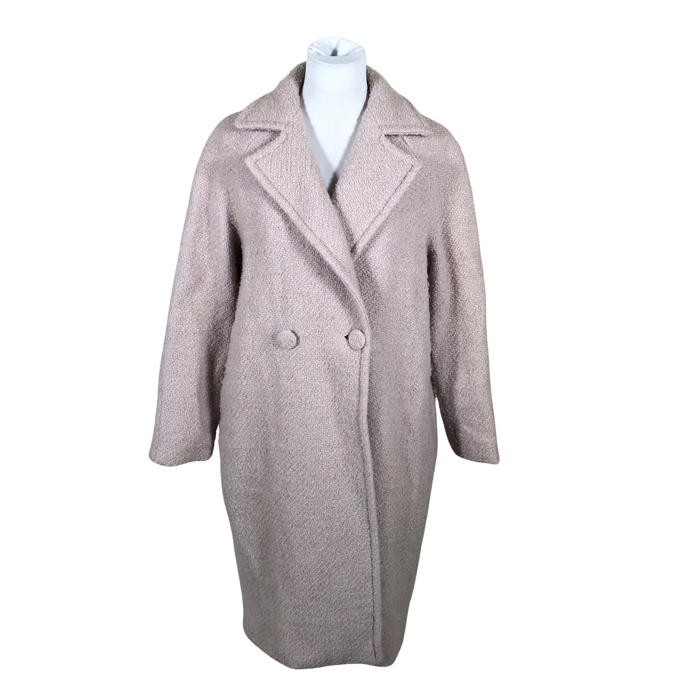 Unisex Andiata - Villane mantel, suurus 40 - Heleroosa (1)