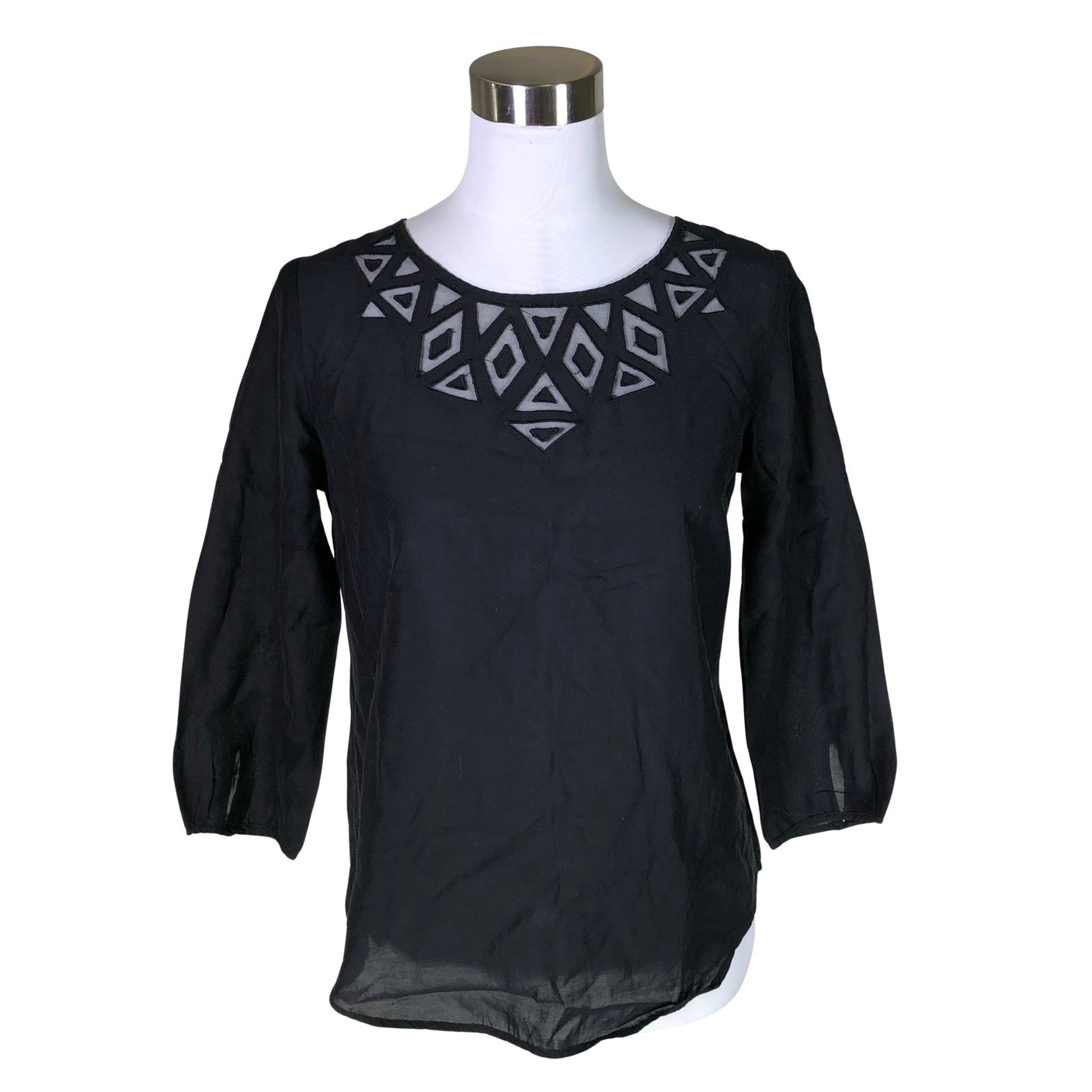 Unisex Rosemunde - Pluus, suurus 34 - Must (1)