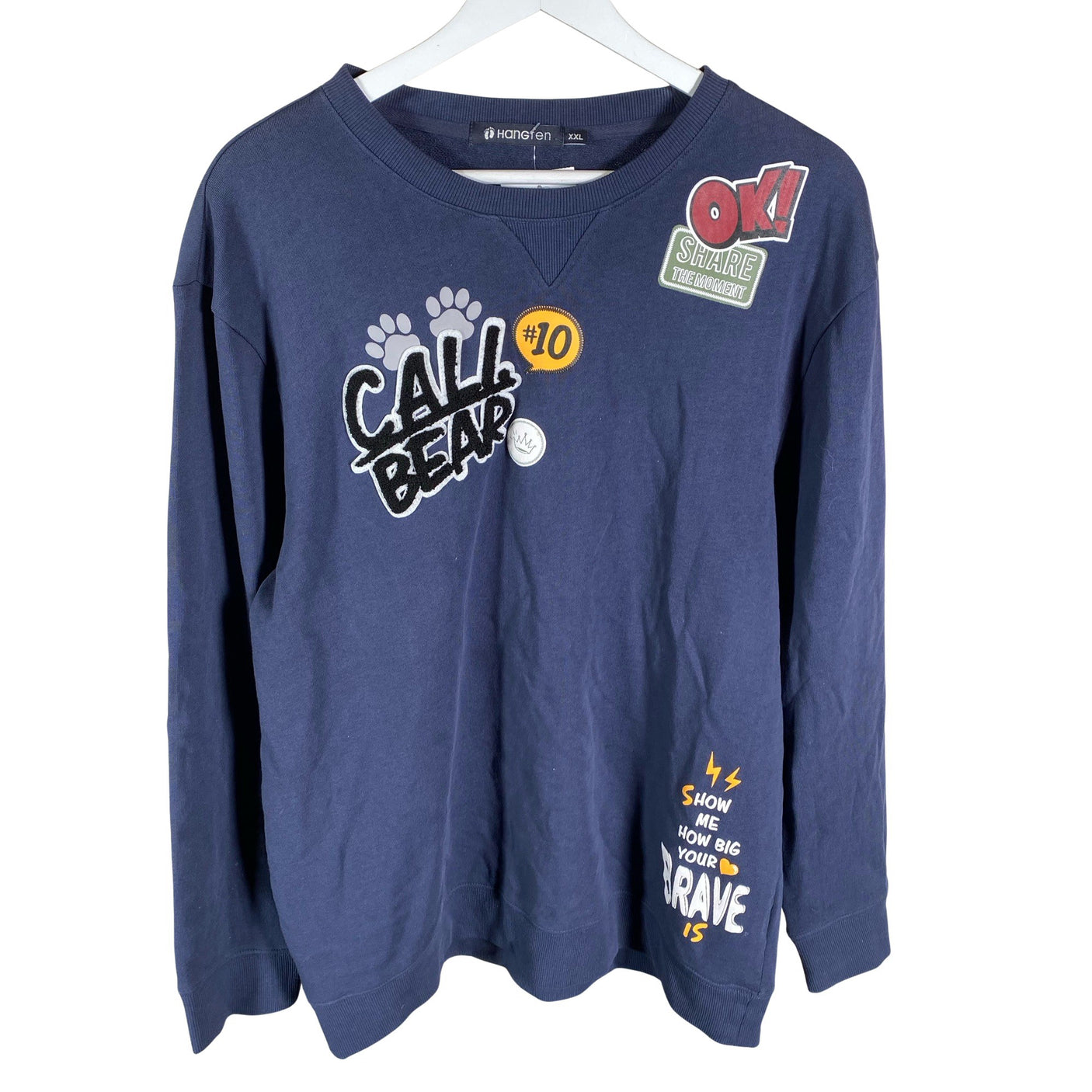 Unisex Hangten - Dressikangast pluus, suurus XXL - Sinine (1)