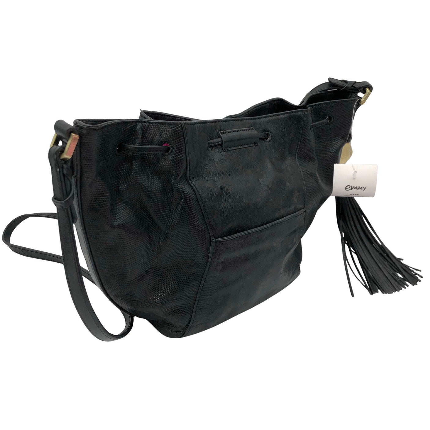 Unisex Rafé - Õlakott, suurus Maxi - Must (2)