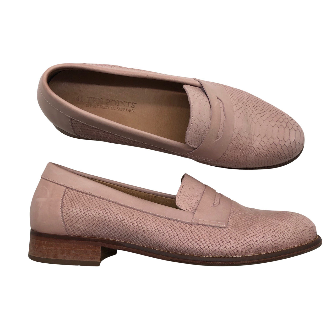 Unisex Ten Points - Mokassiinid, suurus 41 - Heleroosa (1)