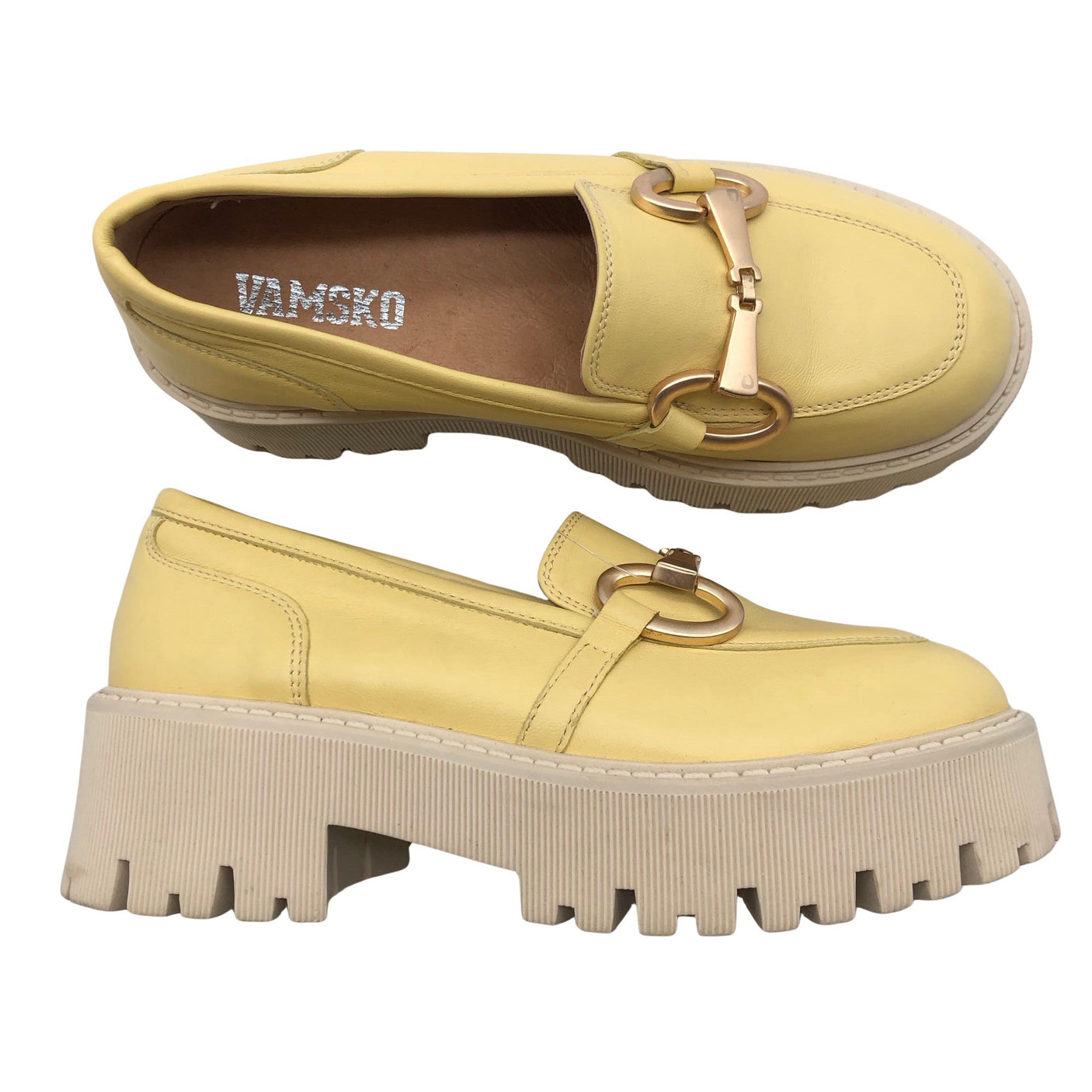 Unisex Vamsko - Mokassiinid, suurus 37 - Kollane (1)