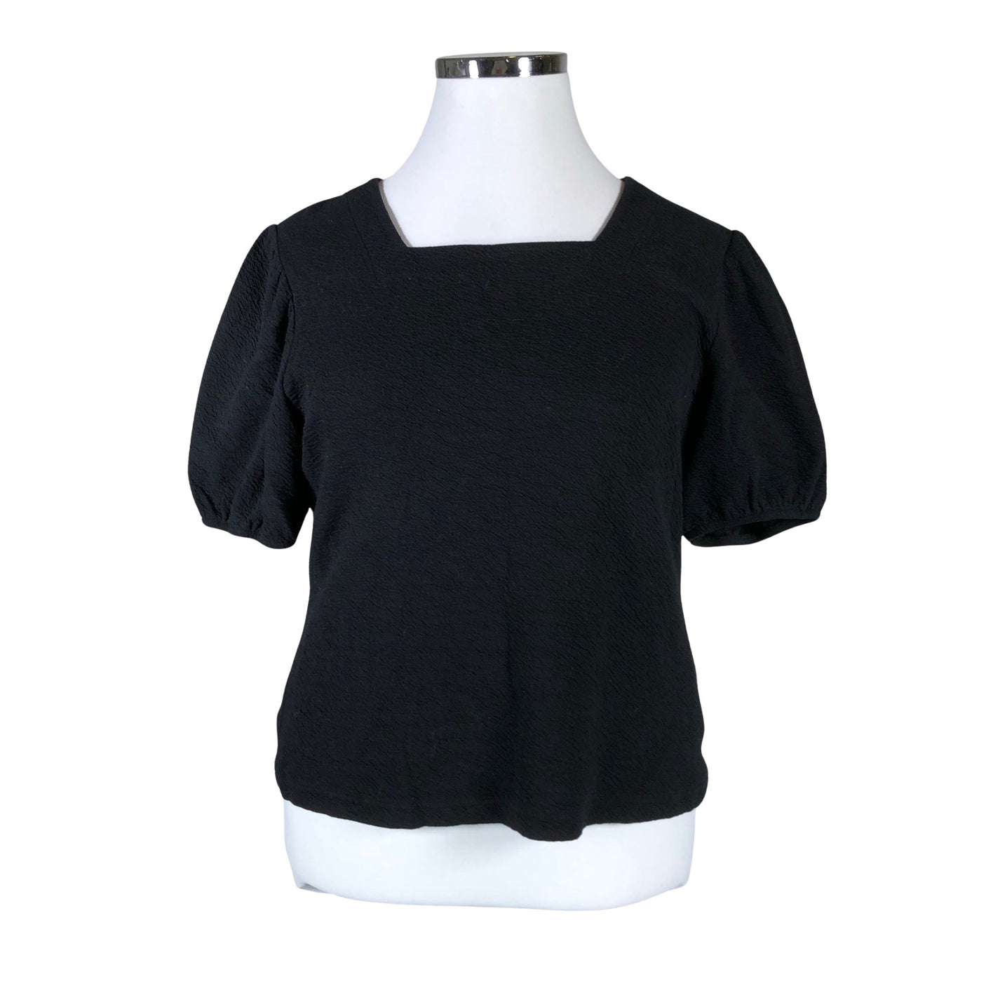 Unisex NOSH - Lühikeste käistega pluus, suurus 42 - Must (1)