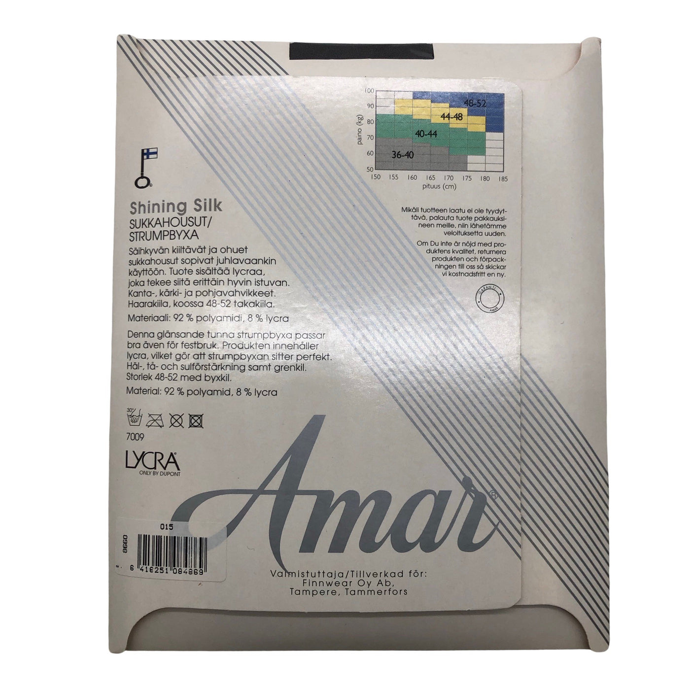 Unisex Amar - Sukkahousut, ohuet, koko 38 - (2)