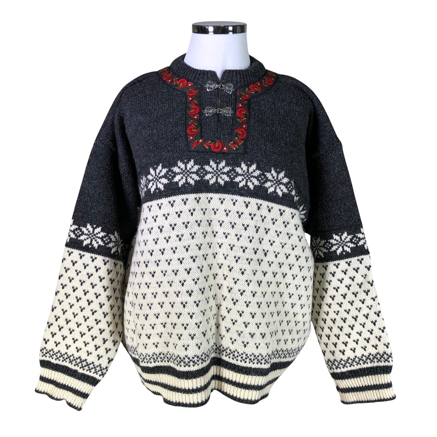Unisex Norwool - Kampsun, suurus 44 - Hall (1)