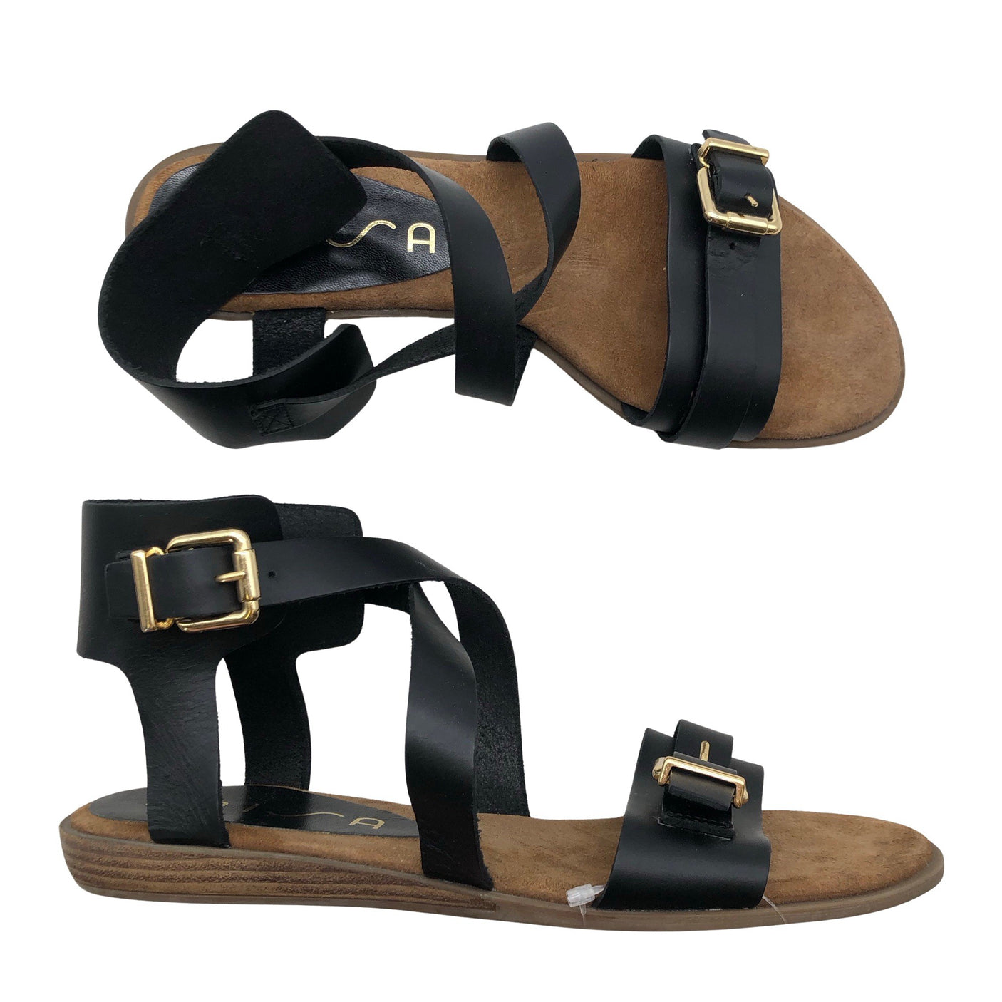 Unisex Unisa - Rihmikud, suurus 40 - Must (1)