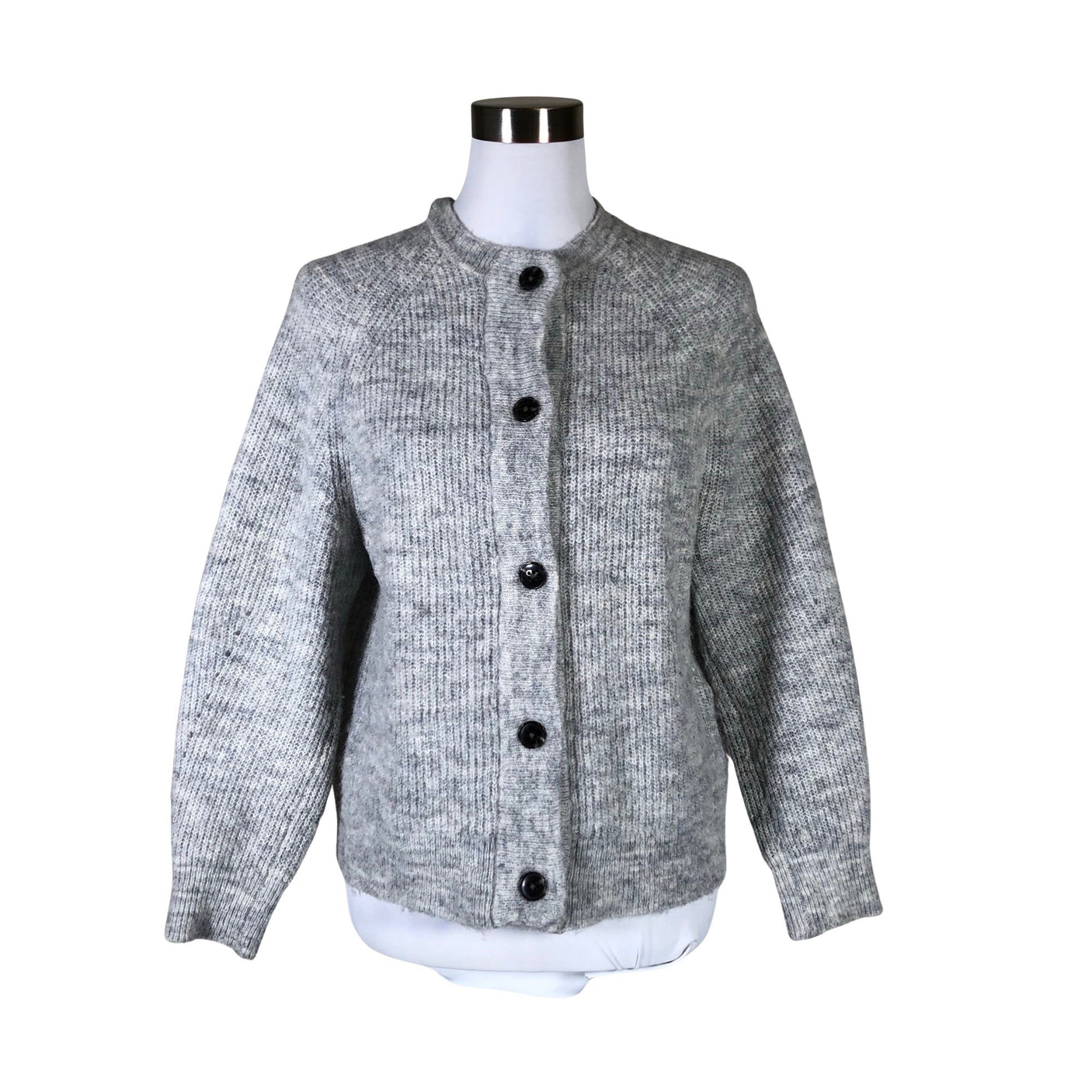 Unisex Selected - Kardigan, suurus 34 - Hall (1)