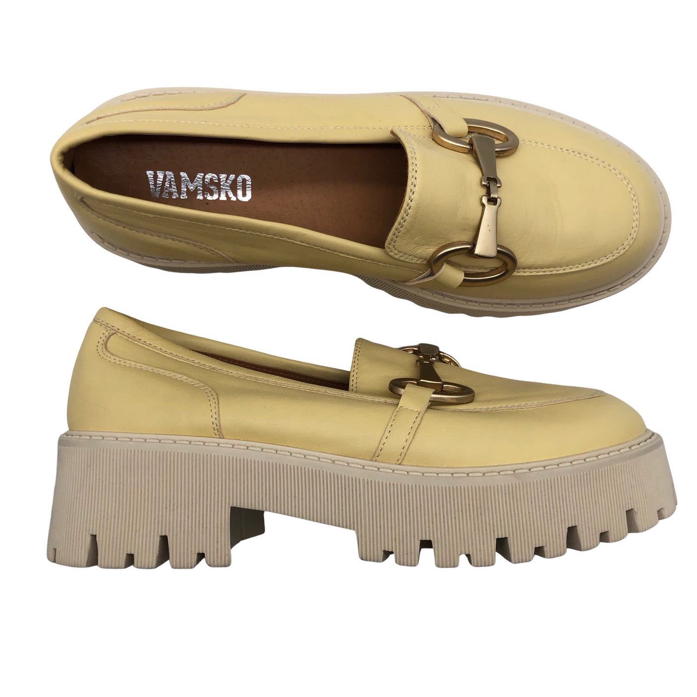 Unisex Vamsko - Mokassiinid, suurus 40 - Kollane (1)