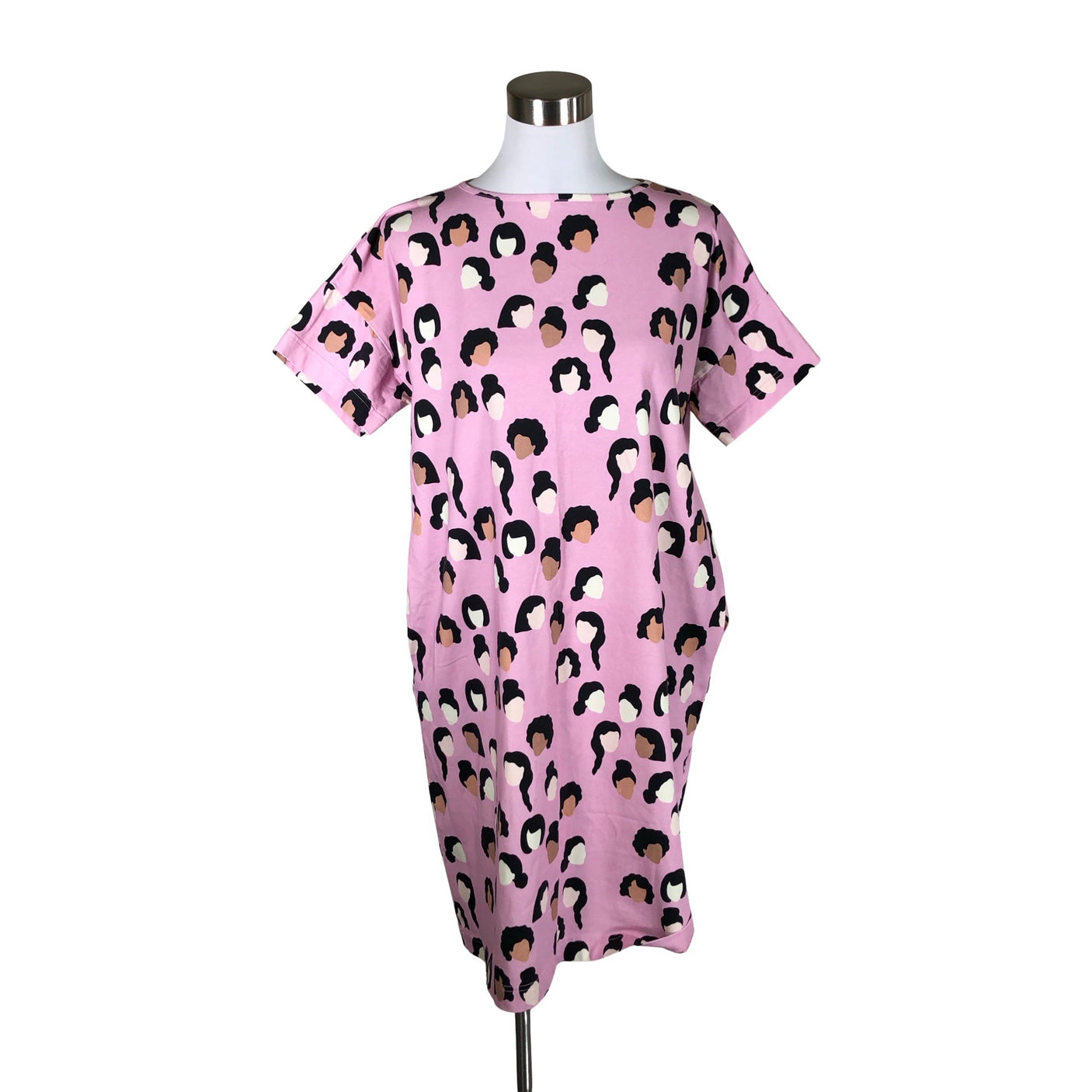 Unisex Yo Zen - Trikotaažist kleit, suurus 40 - Heleroosa (1)
