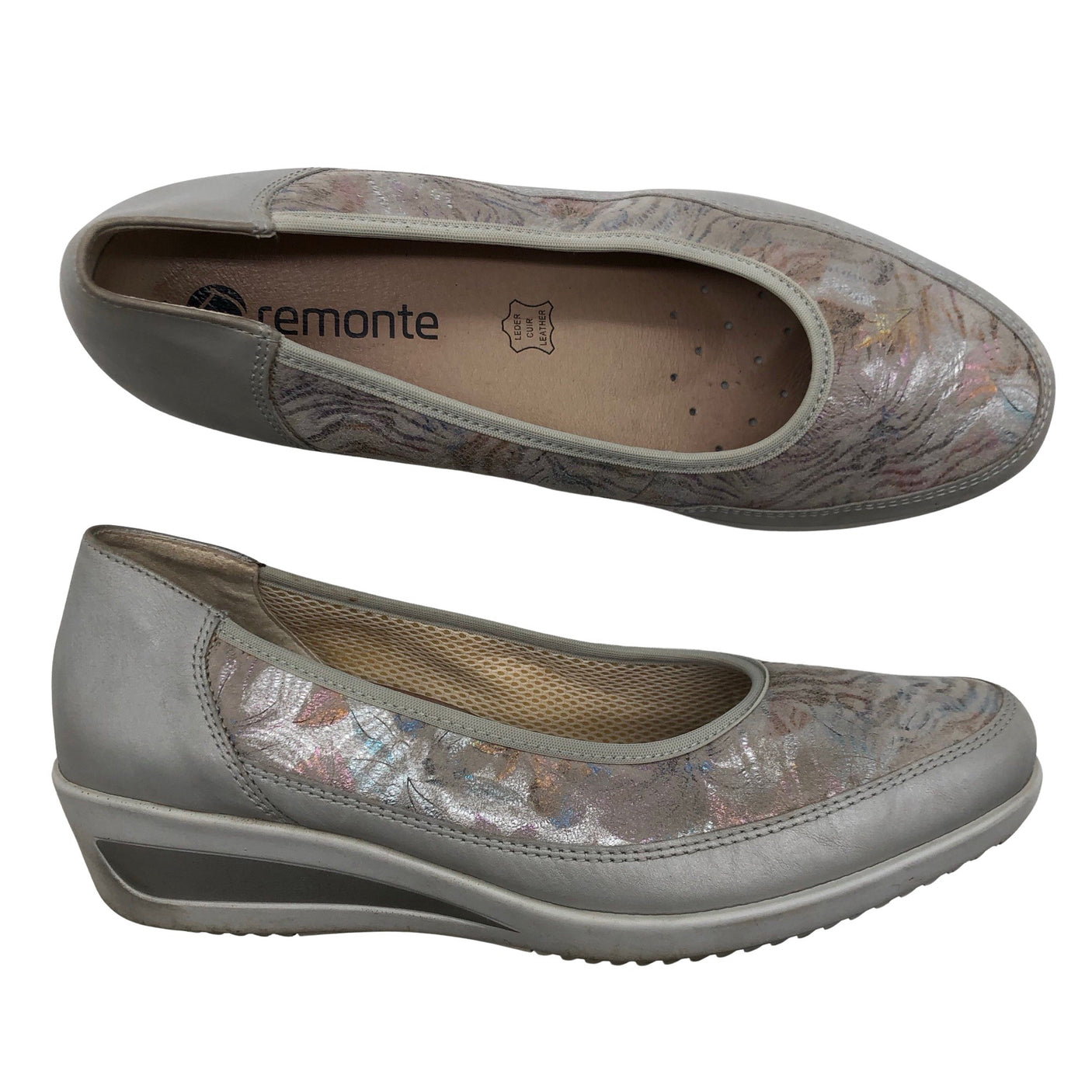 Unisex Remonte - Kiilkontsaga kingad, suurus 38 - Hall (1)