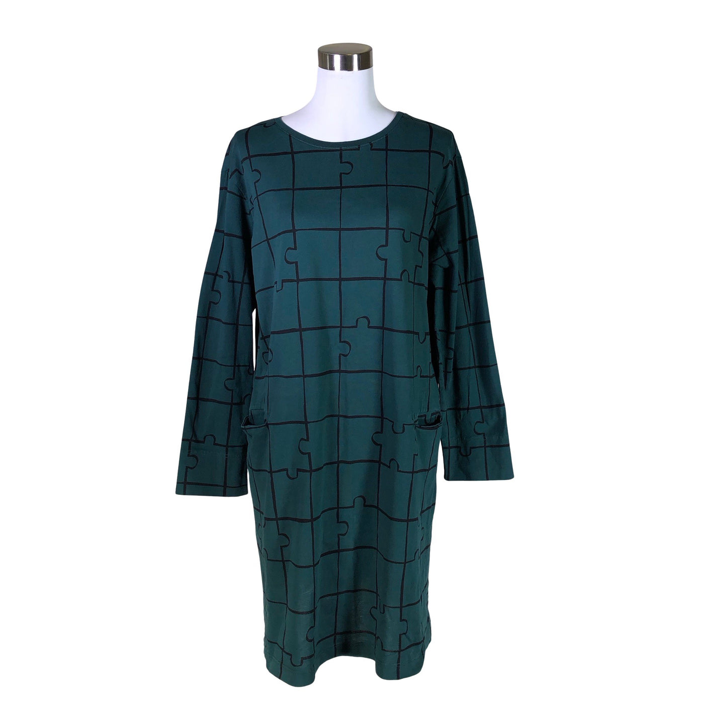 Unisex NOSH - Trikotaažist kleit, suurus 38 - Roheline (1)