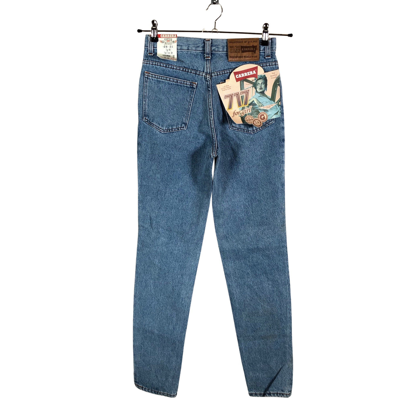 Unisex Carrera - Teksad, suurus W28 - Sinine (2)