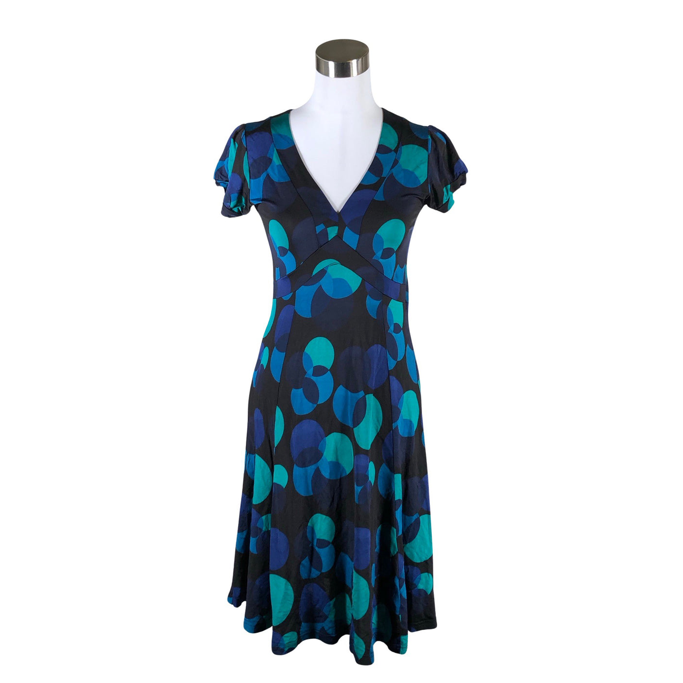 Unisex Riley - Trikotaažist kleit, suurus 38 - Sinine (1)