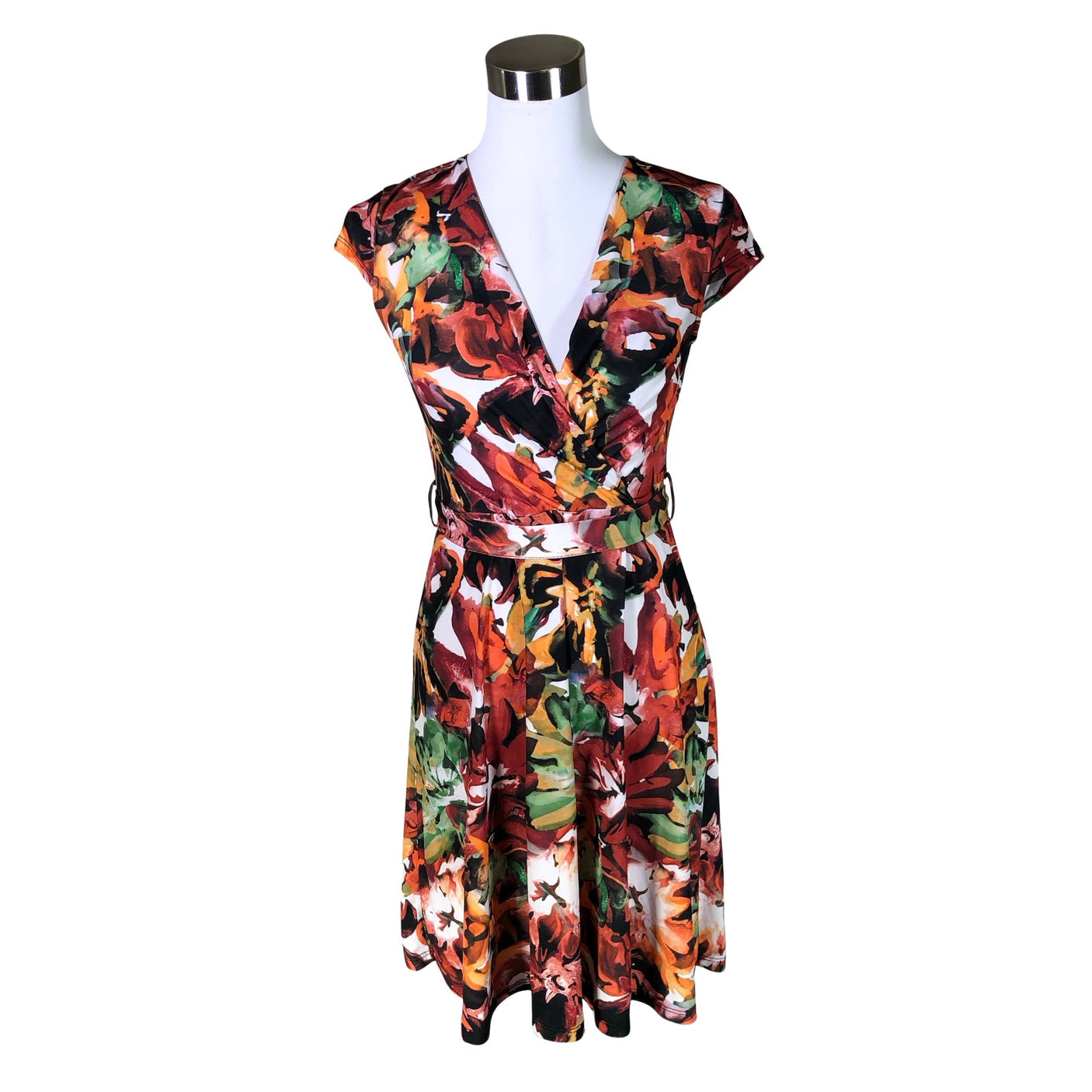 Unisex Anna Field - Trikotaažist kleit, suurus 38 - Oranž (1)