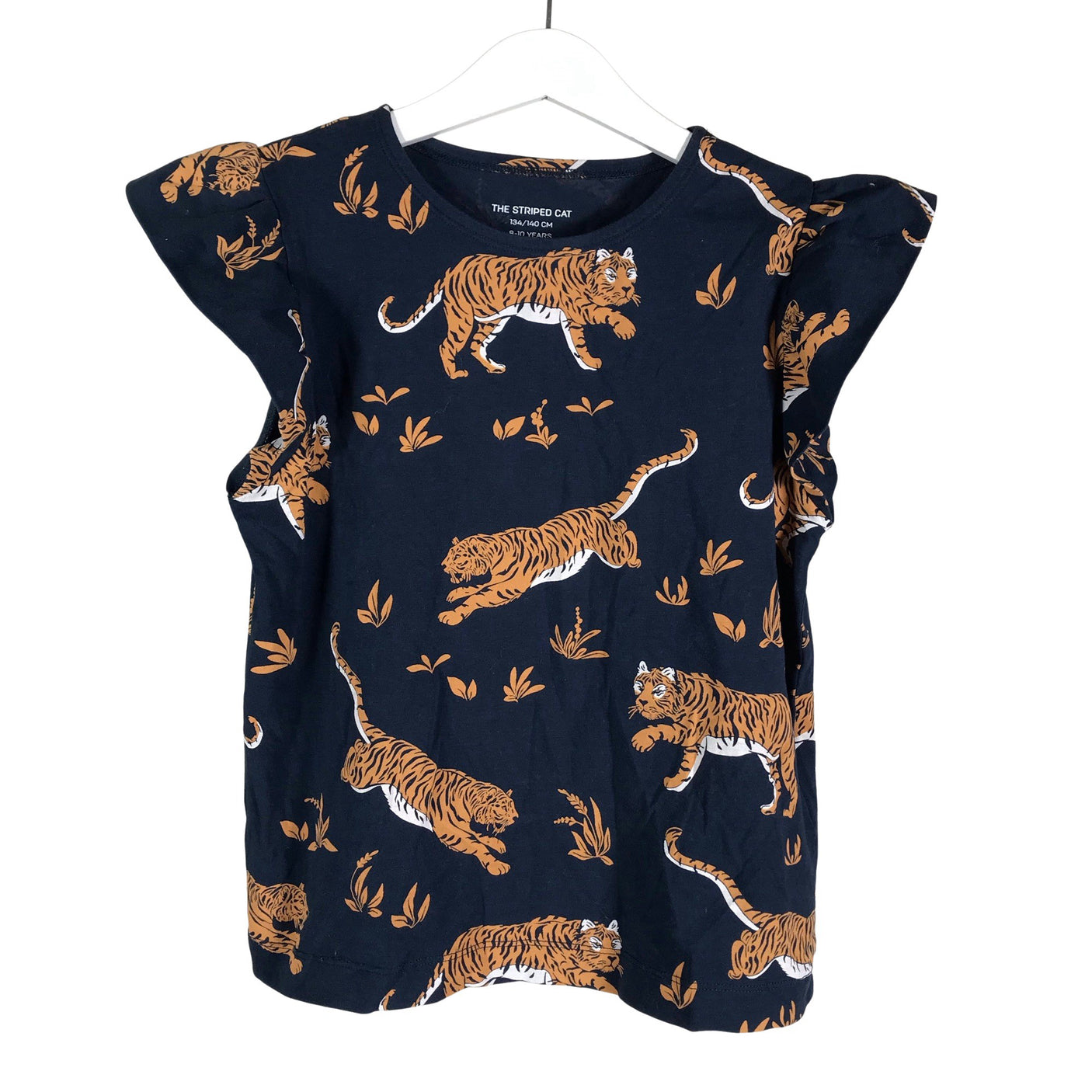Unisex The Striped Cat - T-paita, koko 134 - 140 - (1)