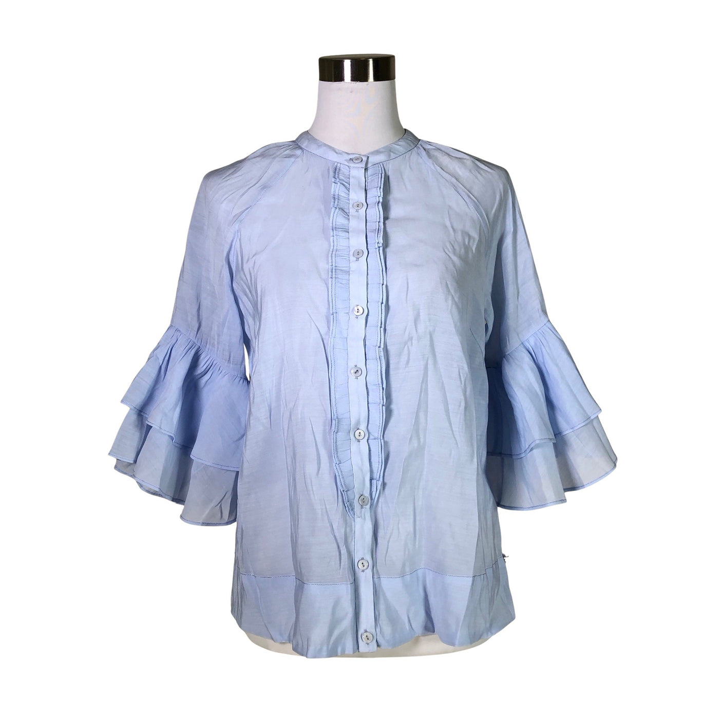 Unisex Gustav - Pluus, suurus 40 - Helesinine (1)