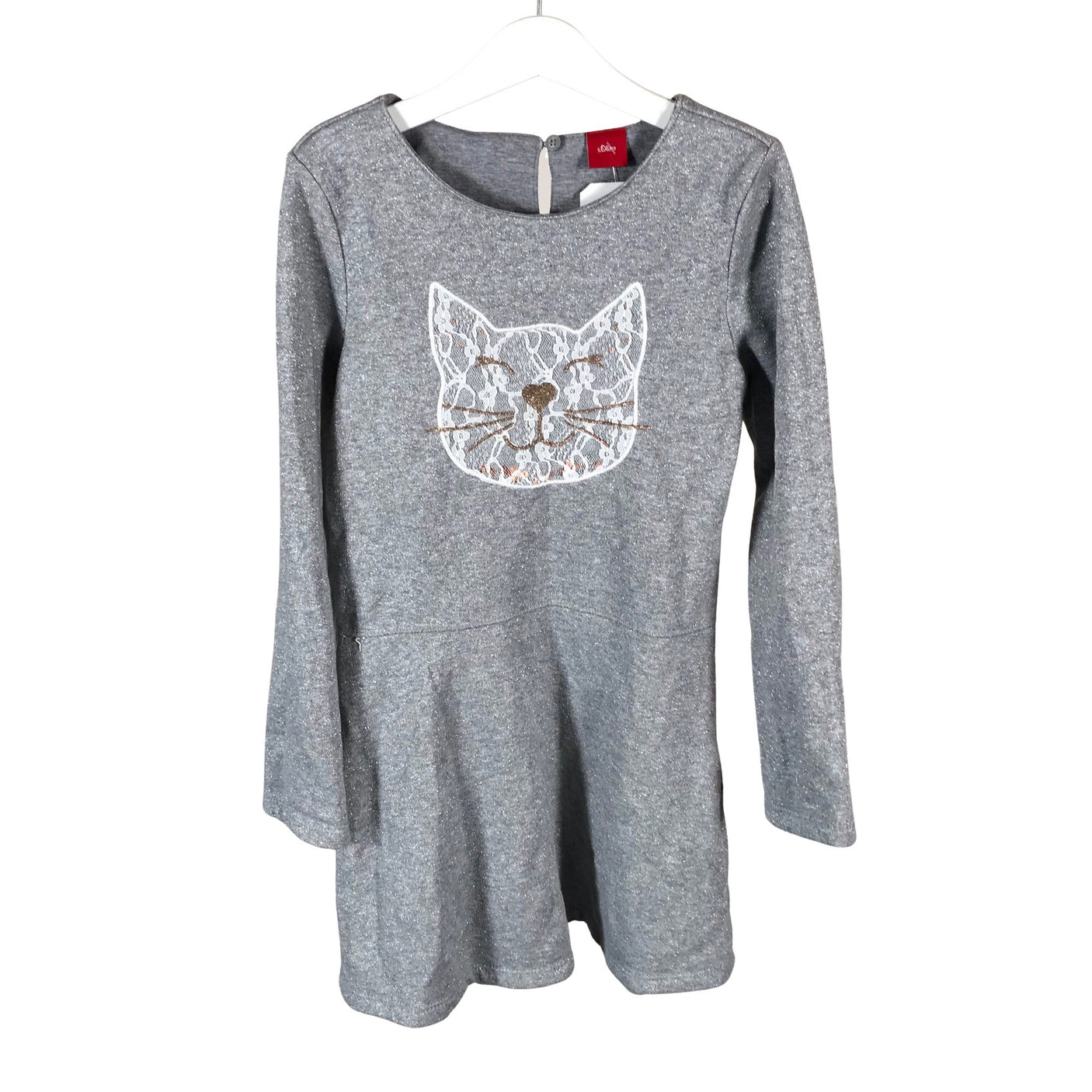 Unisex s.Oliver - Dressikangast kleit, suurus 122 - 128 - Hall (1)
