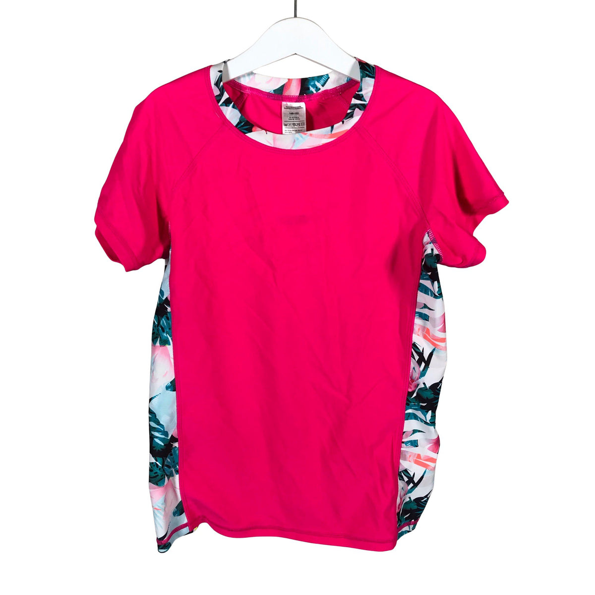 Unisex Soc - Spordisärk, lühikesed käised, suurus 146 - 152 - Roosa (1)