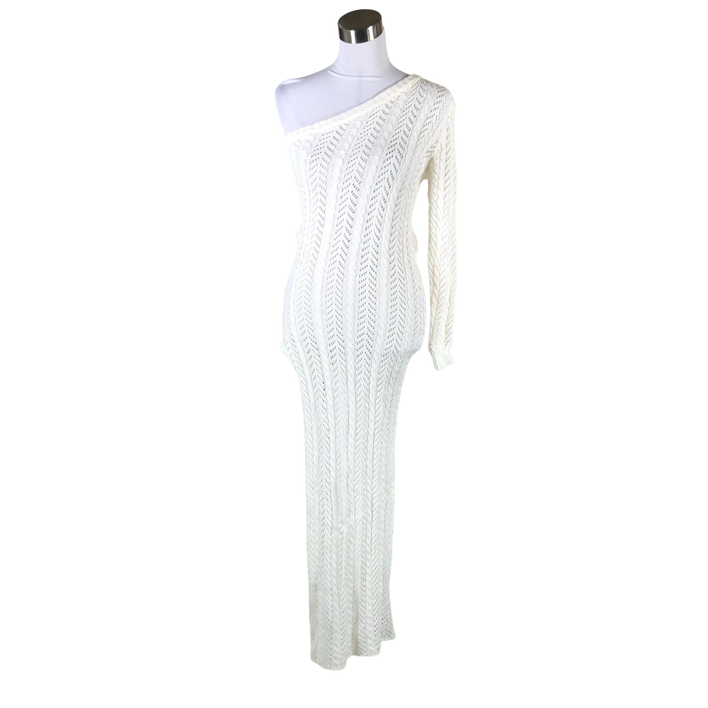 Unisex HMS Hot Miami Styles - Kootud kleit, suurus 38 - Valge (1)