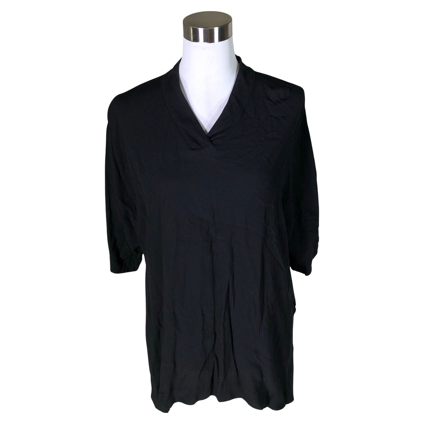 Unisex Marimekko - Lühikeste käistega pluus, suurus 36 - Must (1)