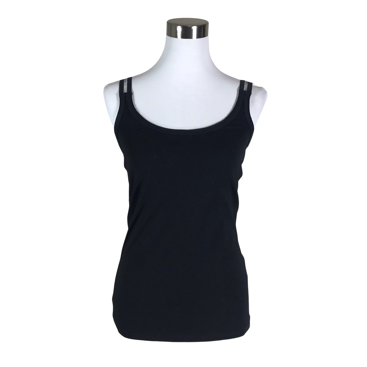 Unisex Yaya - Trikotaažist topp, suurus 38 - Must (1)