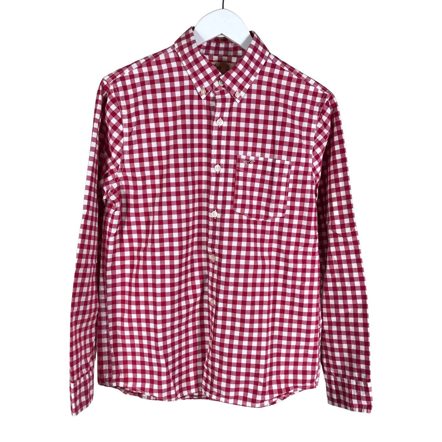 Unisex Hollister - Triiksärk, suurus XS - Punane (1)