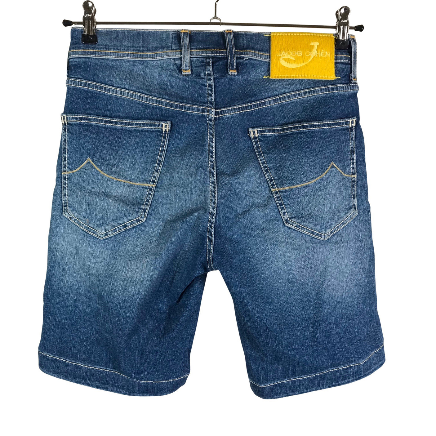 Unisex Jacob Cohën - Teksast lühikesed püksid, suurus W30 - Sinine (2)
