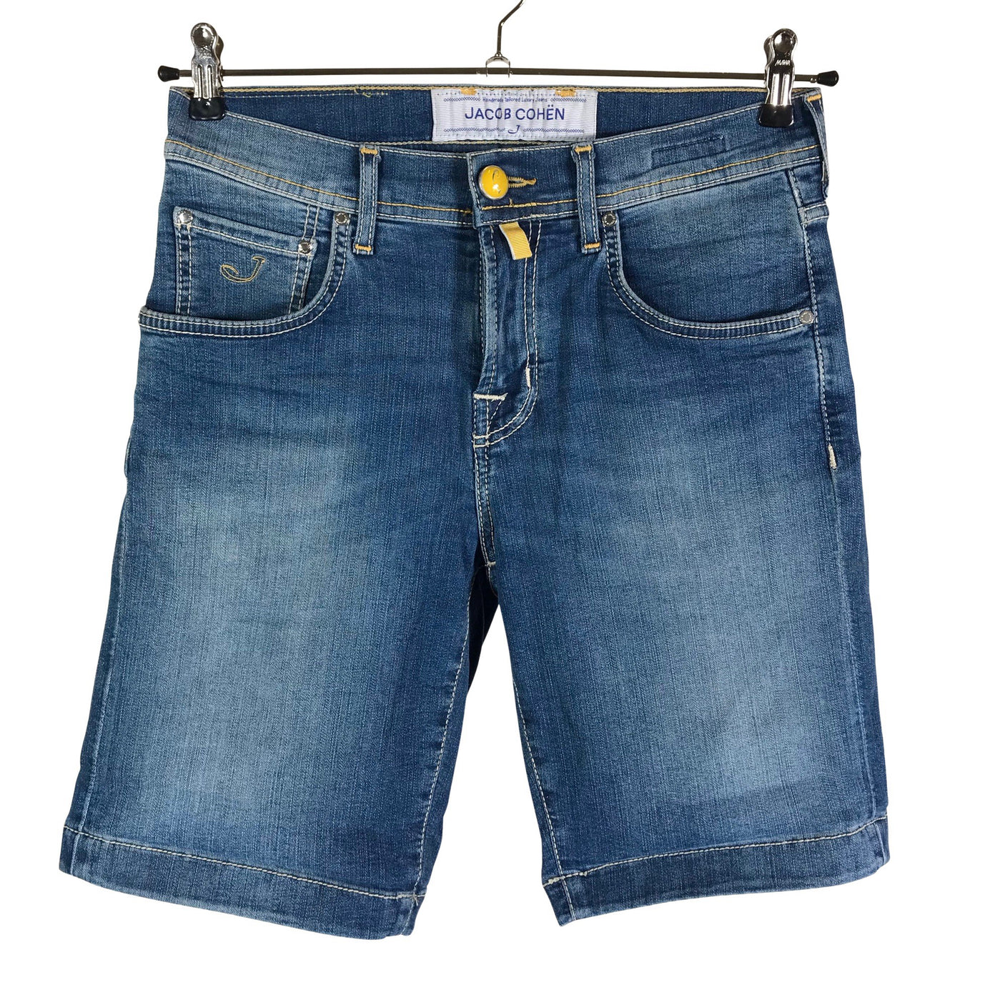 Unisex Jacob Cohën - Teksast lühikesed püksid, suurus W30 - Sinine (1)
