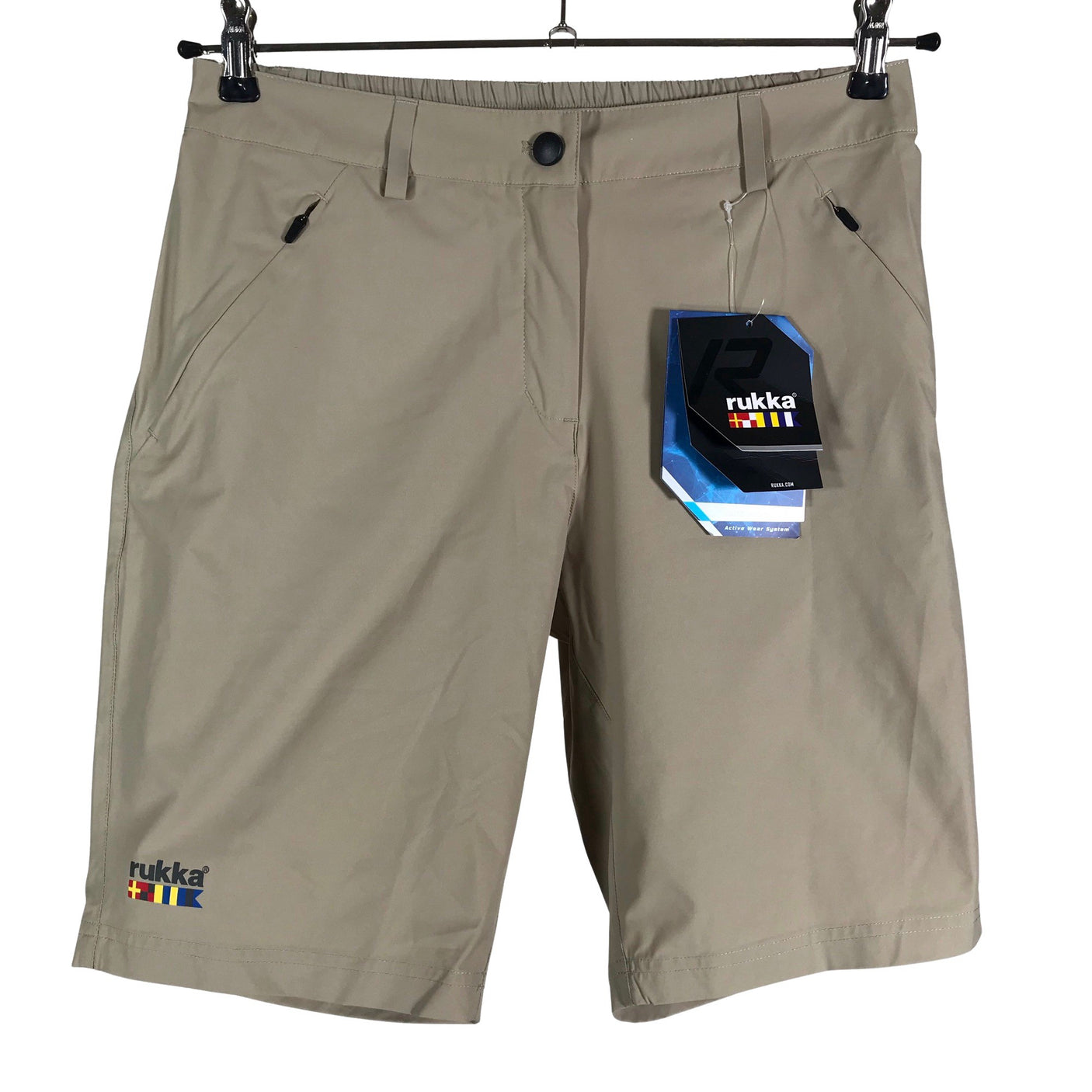 Unisex Rukka - Lühikesed spordipüksid, suurus 38 - Beige (1)