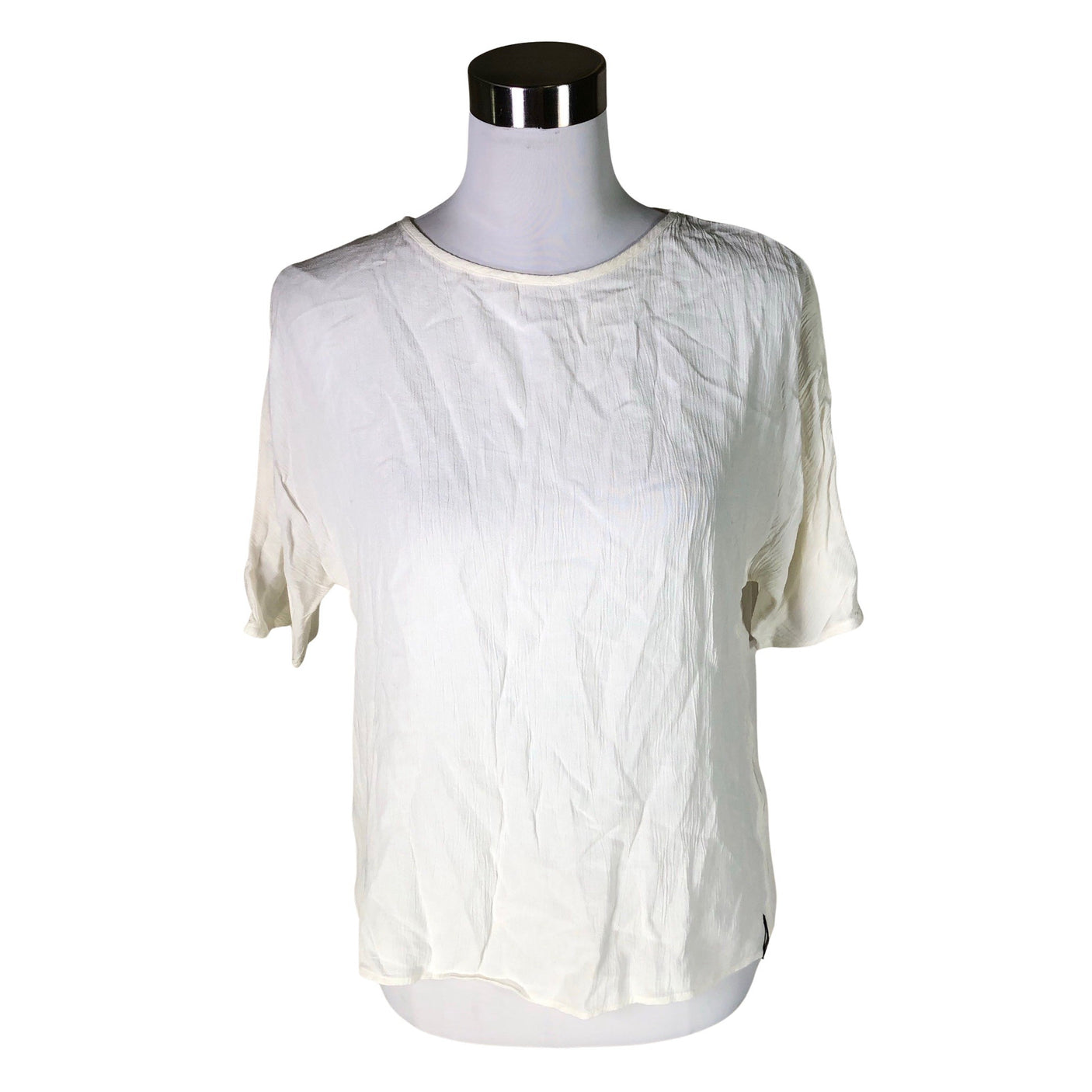 Unisex Superdry - Lühikeste käistega pluus, suurus 38 - Looduslik valge (1)