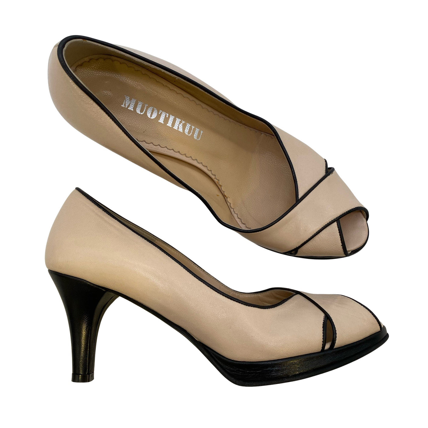 Unisex Muotikuu - Kontsakingad, suurus 37 - Beige (1)